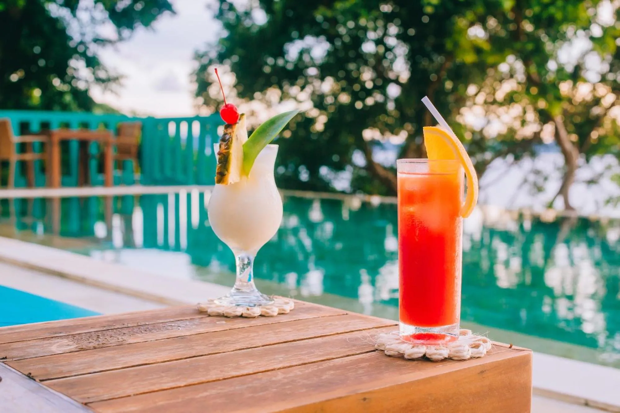 Drinks in The Jungle Lodge -Glamping at Karuna El Nido