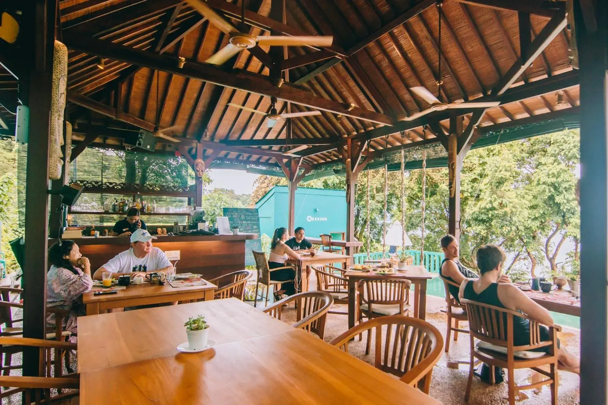 Restaurant/places to eat in The Jungle Lodge -Glamping at Karuna El Nido Restaurant/places to eat in The Jungle Lodge -Glamping at Karuna El Nido