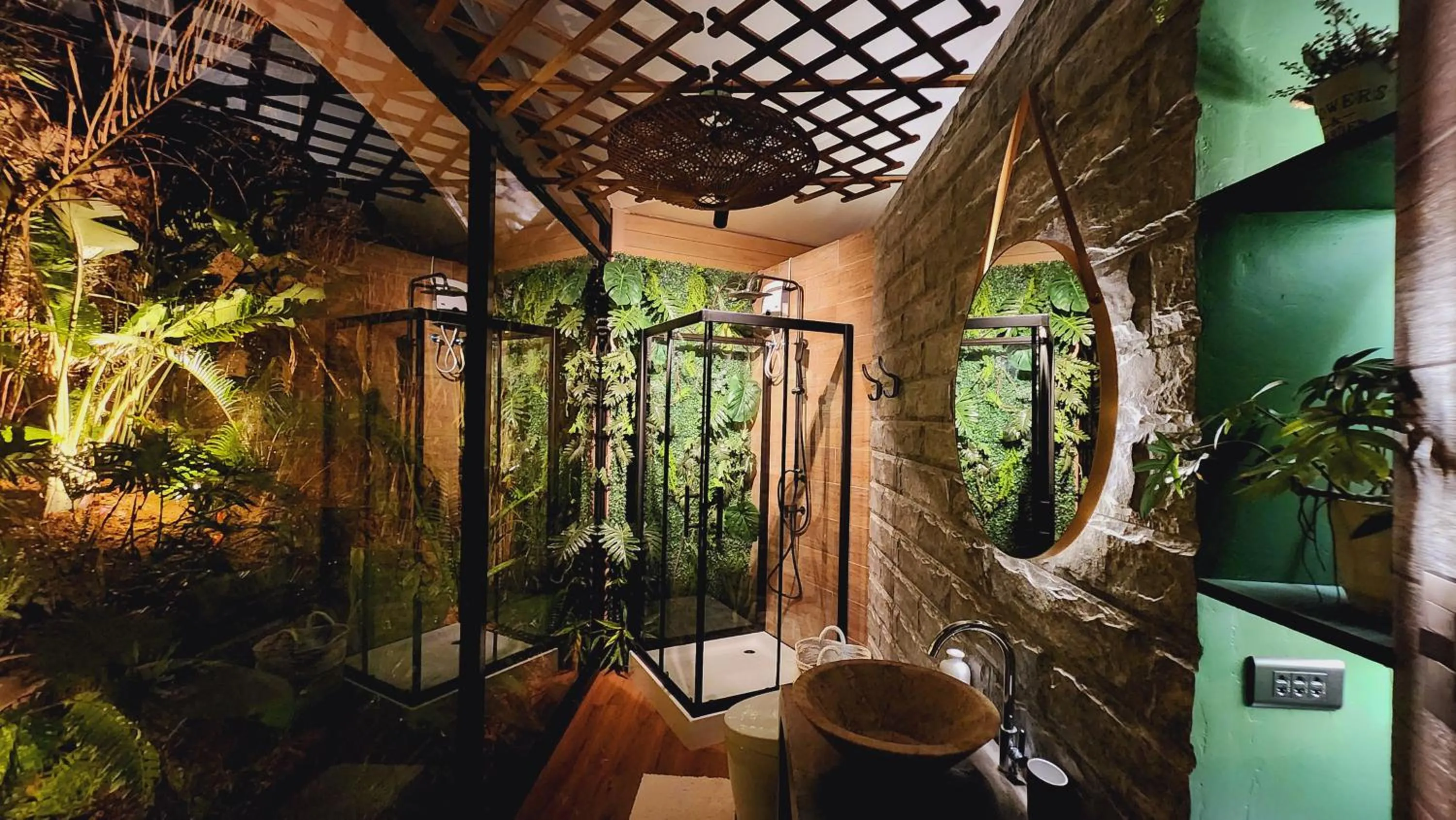 Natural landscape in The Jungle Lodge -Glamping at Karuna El Nido