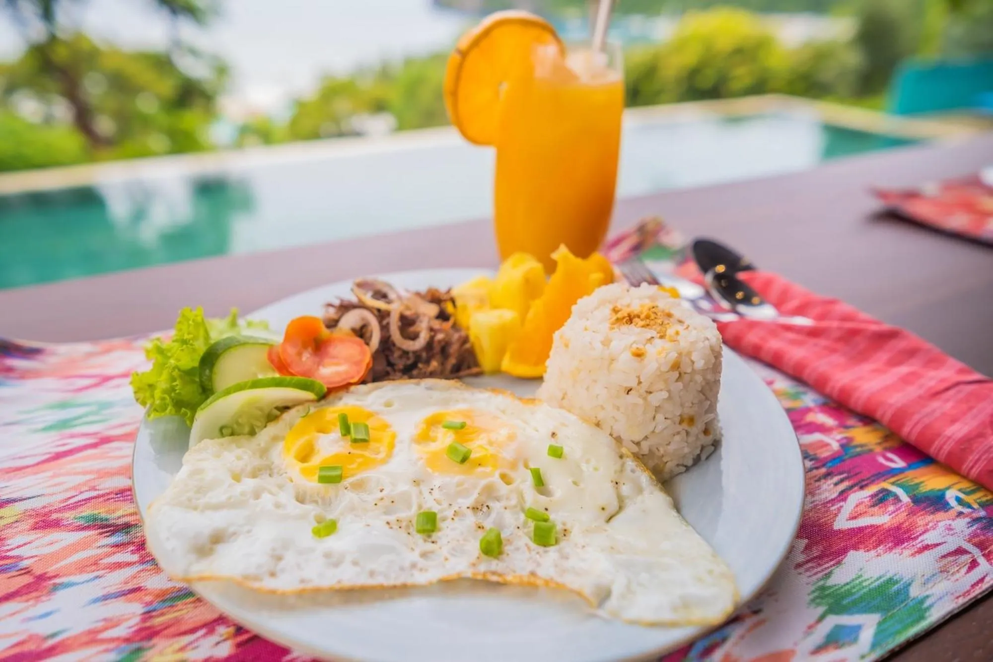 Food close-up in The Jungle Lodge -Glamping at Karuna El Nido