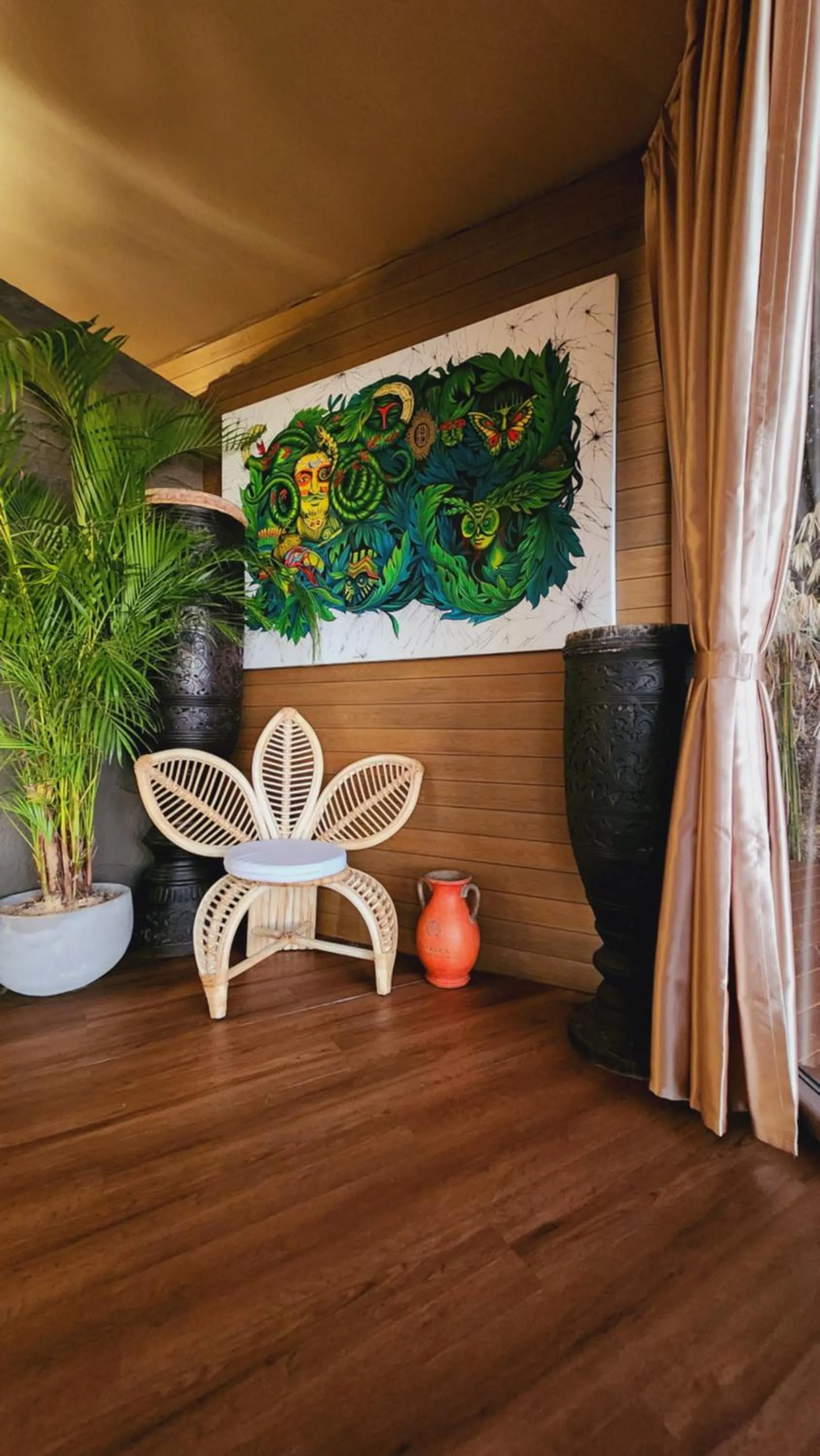 Seating area in The Jungle Lodge -Glamping at Karuna El Nido