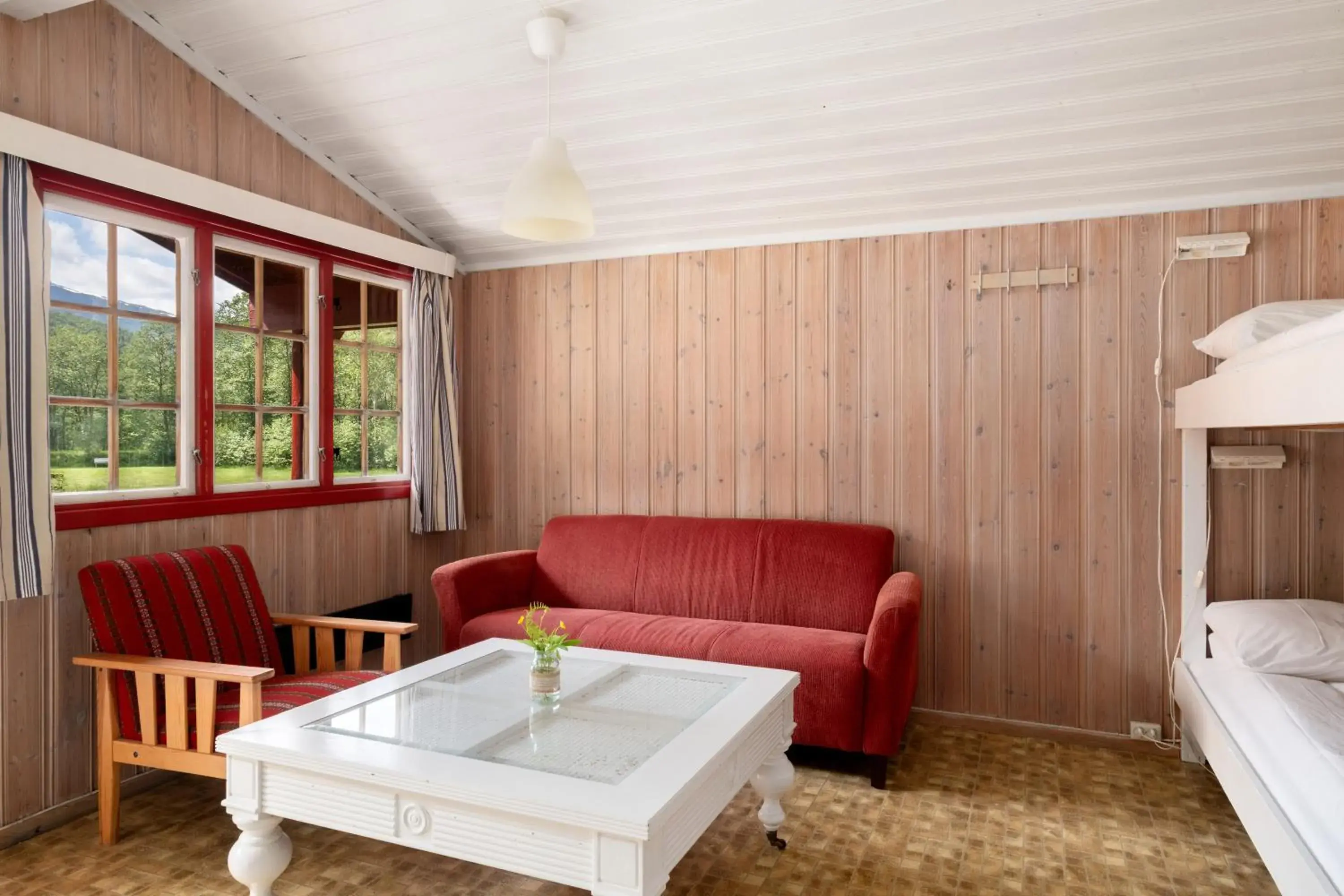 Living room, Bed in Utladalen Camping Living room, Bed in Utladalen Camping