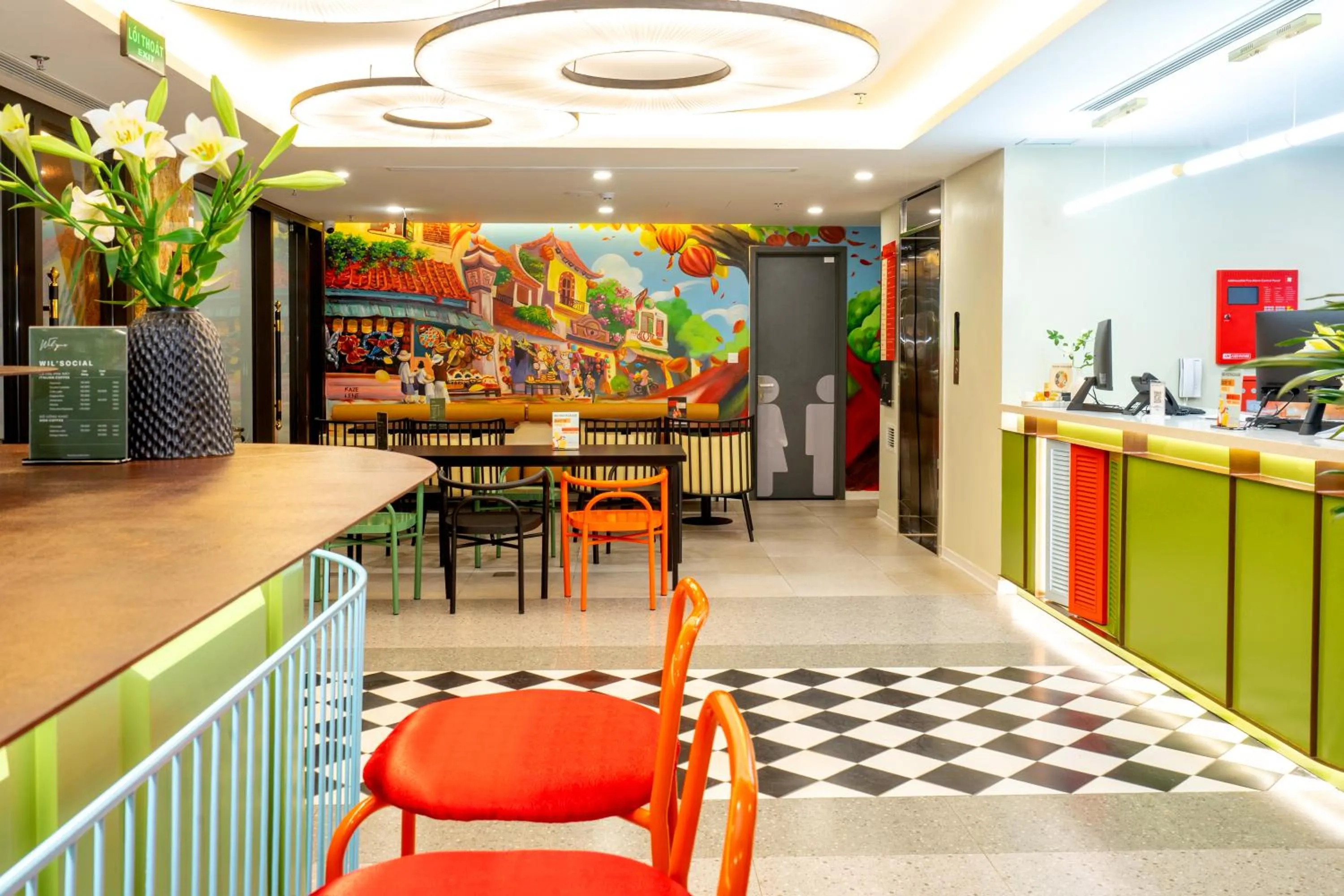 Lobby or reception in Wilque Hotel Hanoi