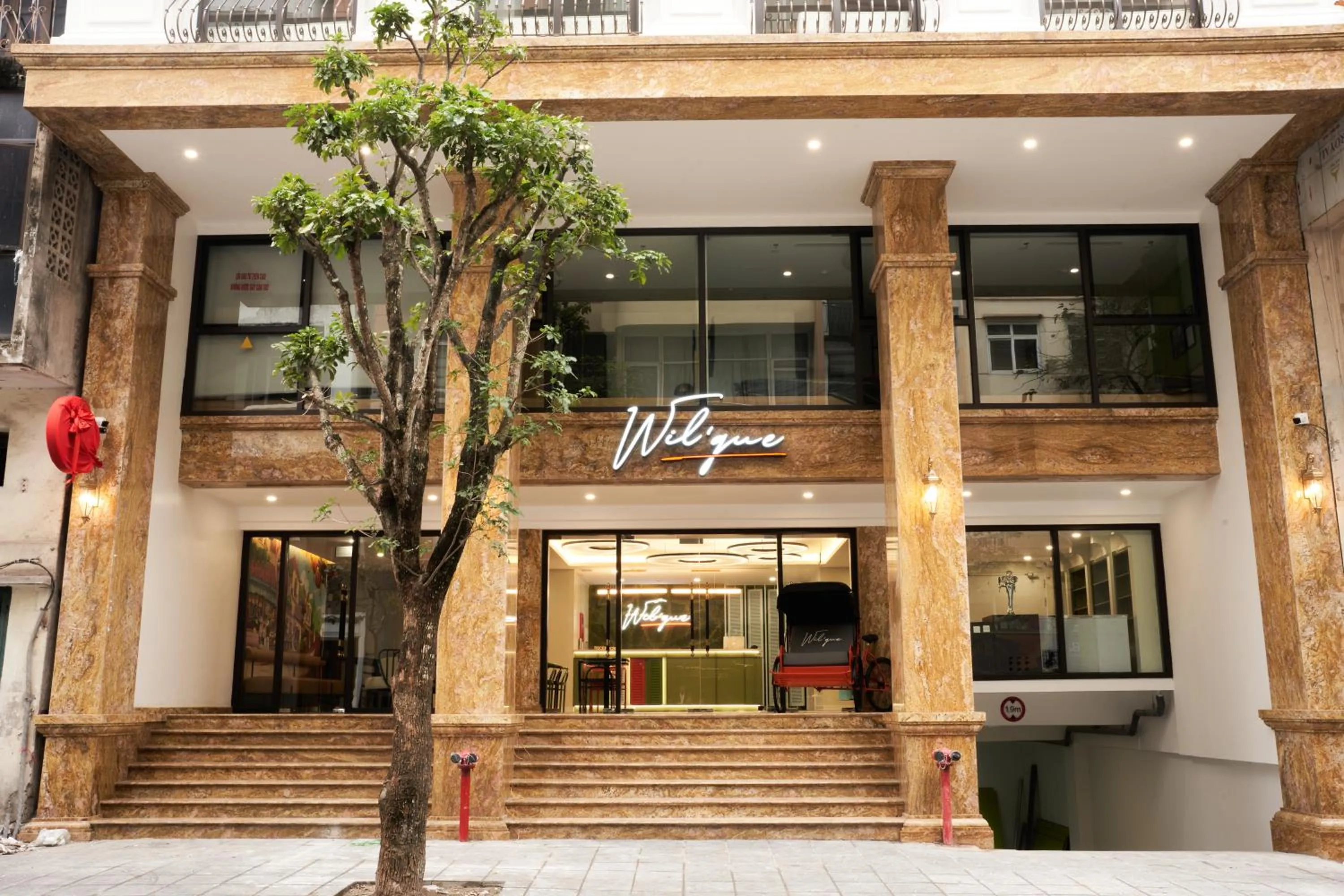 Facade/entrance in Wilque Hotel Hanoi