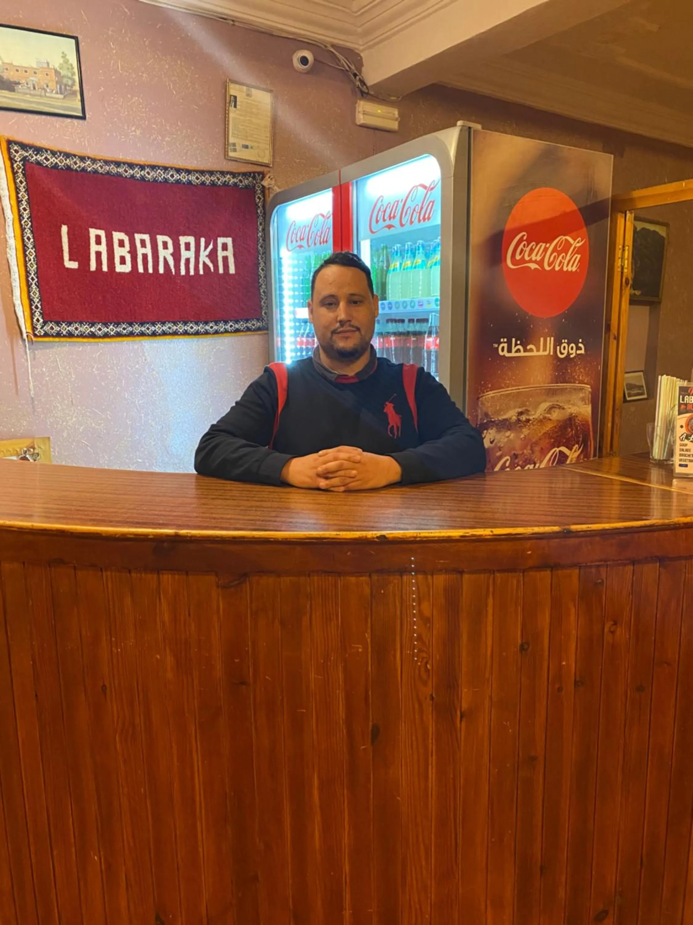 Lobby or reception in La Baraka Auberge