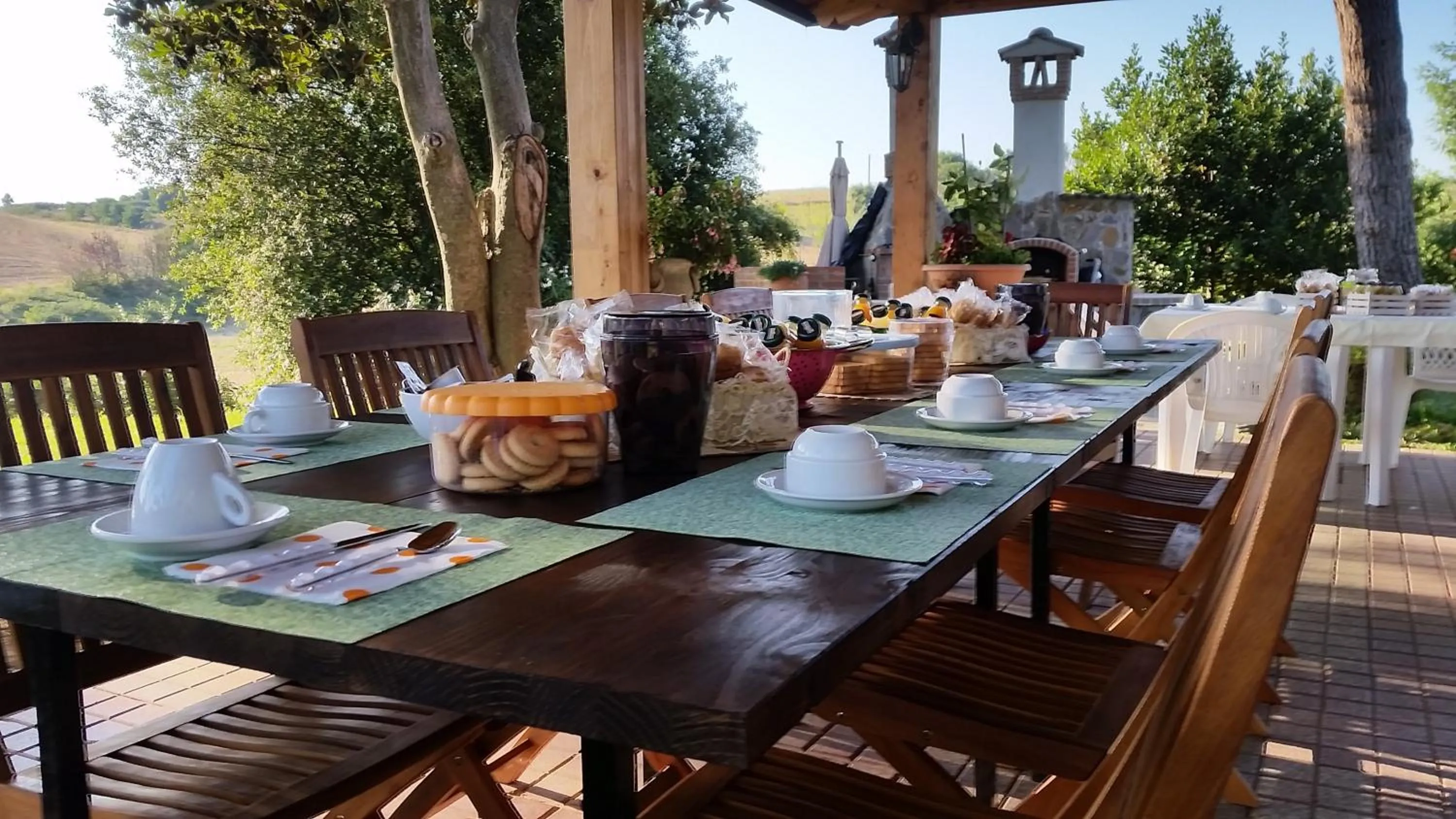 Italian breakfast in La Finestra Sul Cortile