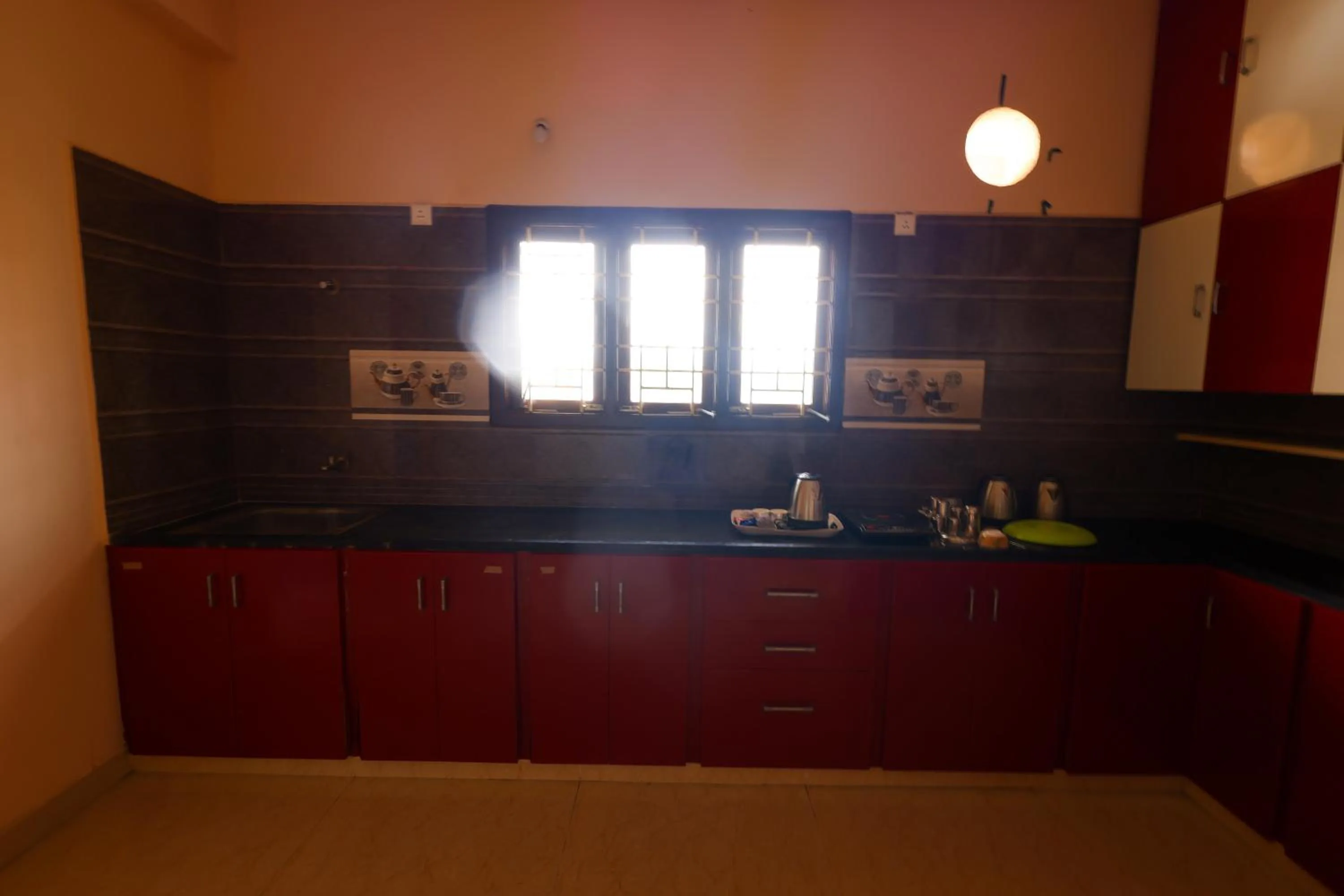 Kitchen or kitchenette in SBHS Homestay - Garudadri - Tirupati Bus Stand