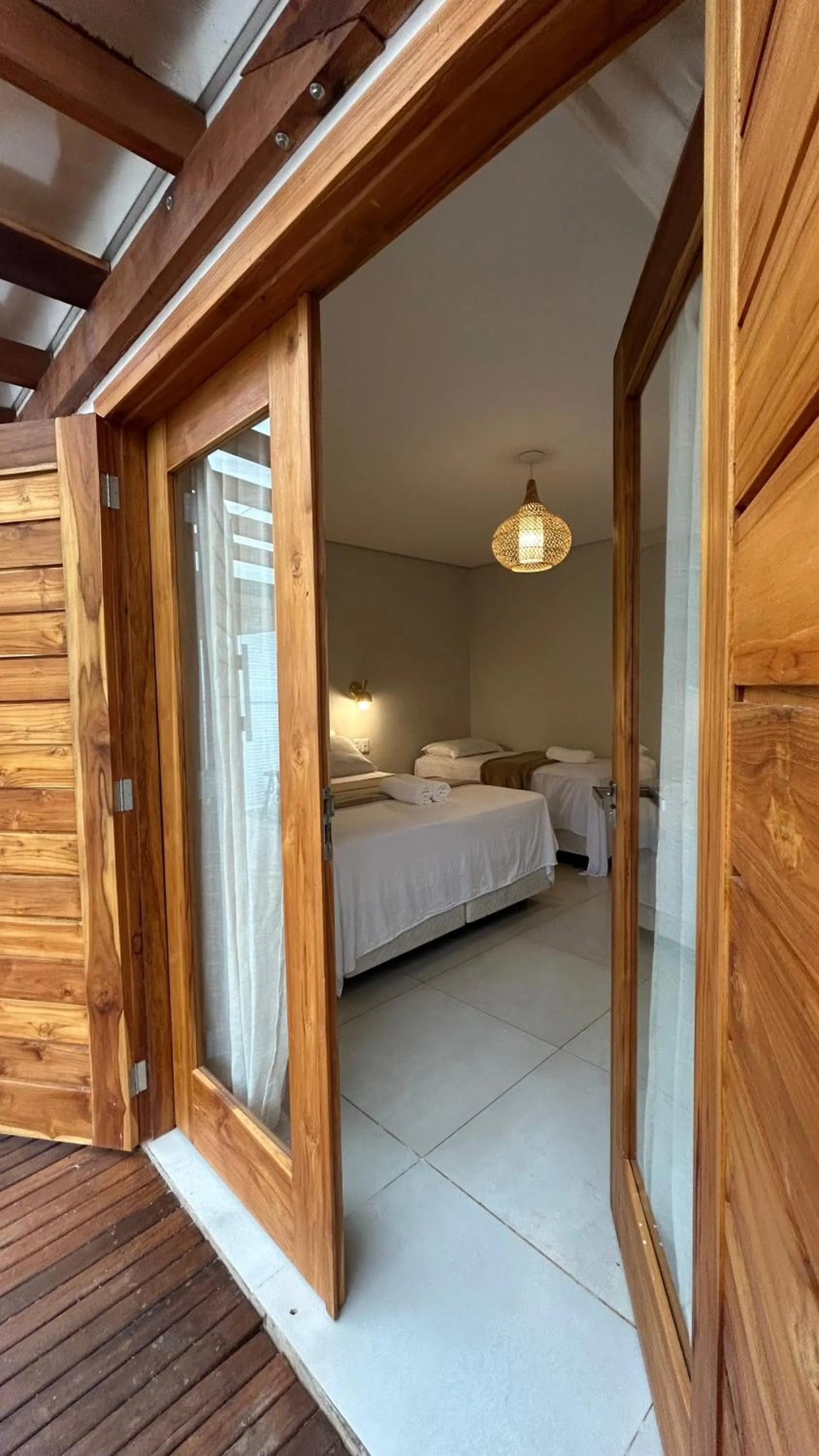 Bed in Pousada Vila Margarida