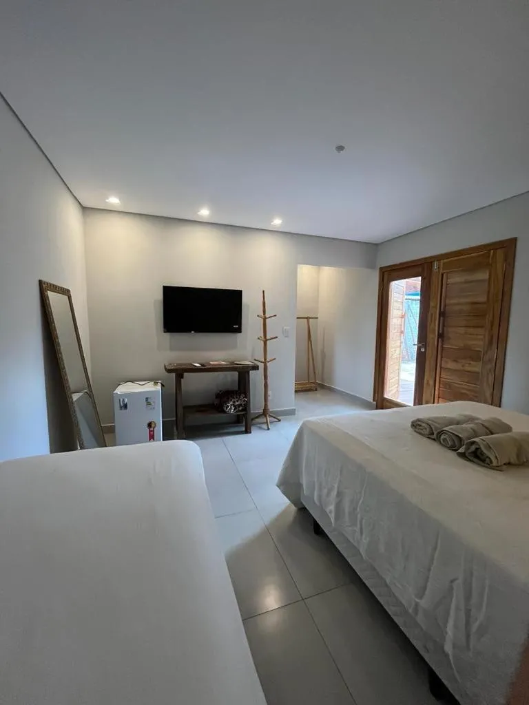 Bed in Pousada Vila Margarida