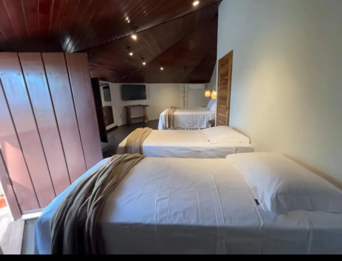 Bed in Pousada Vila Margarida