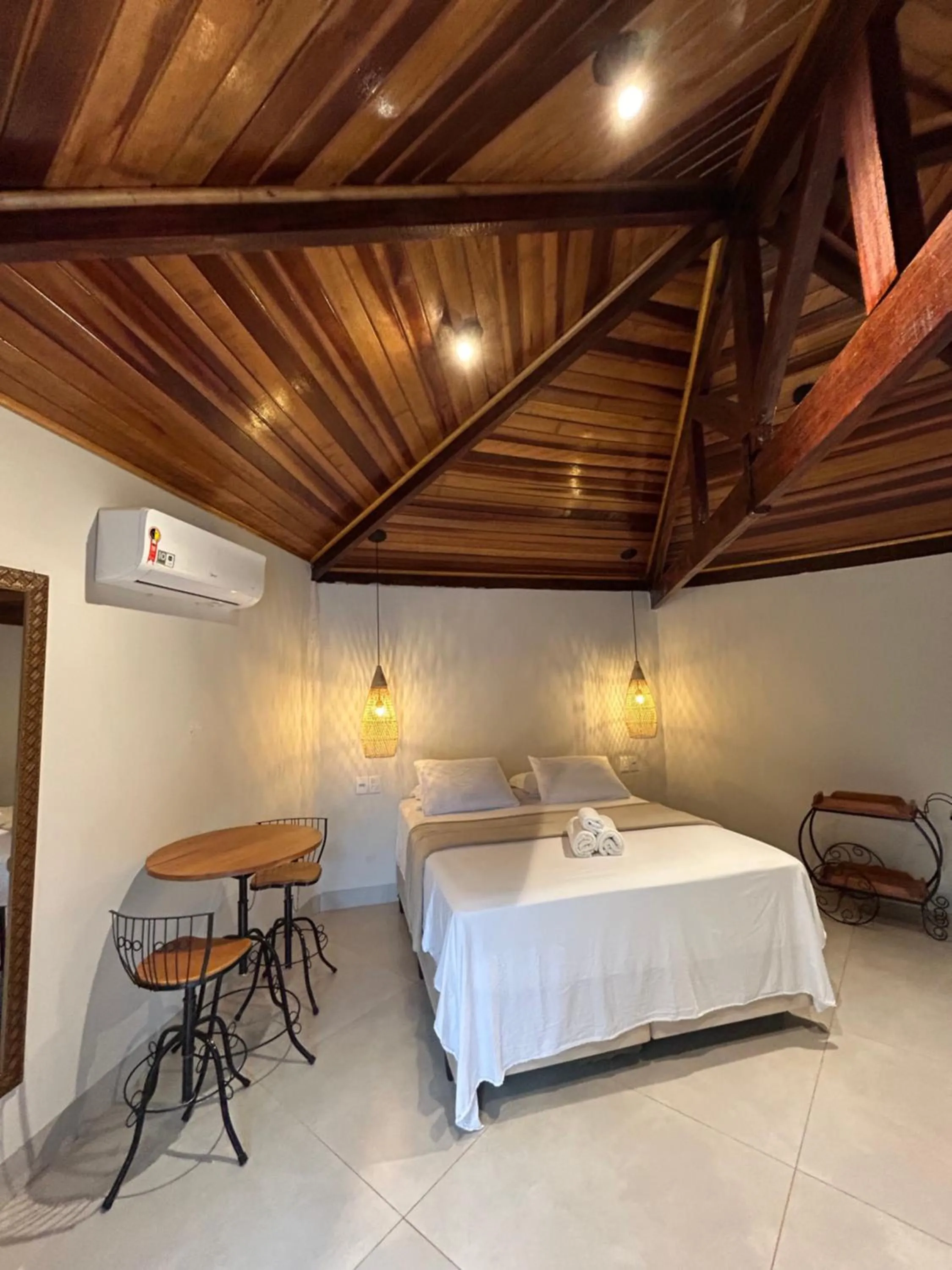Bed in Pousada Vila Margarida