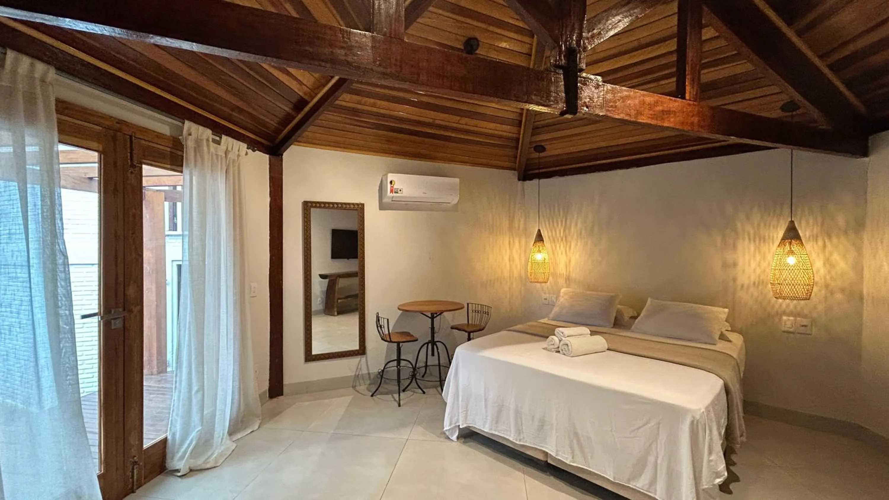 Bed in Pousada Vila Margarida