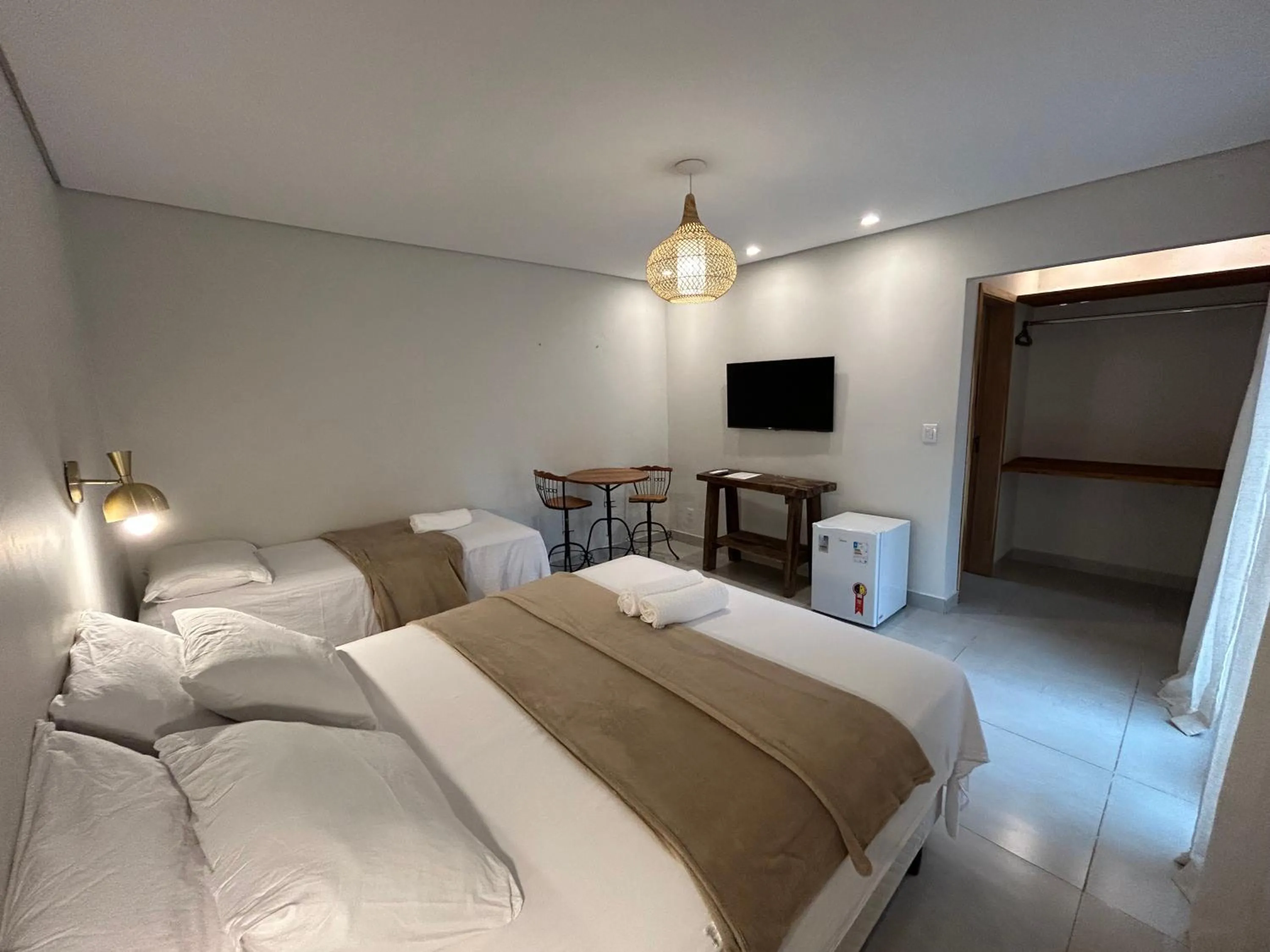 Bed in Pousada Vila Margarida