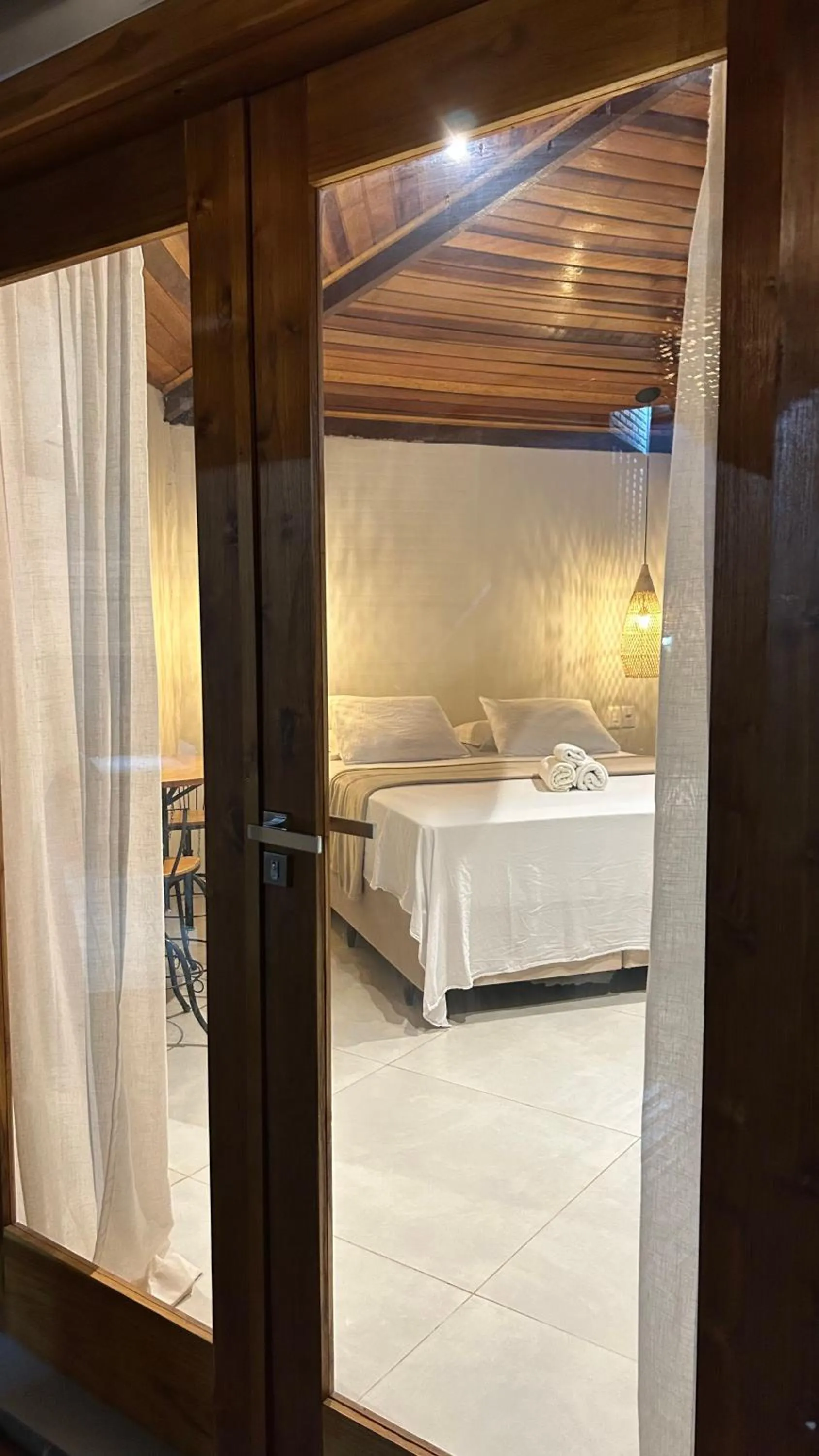 Bed in Pousada Vila Margarida