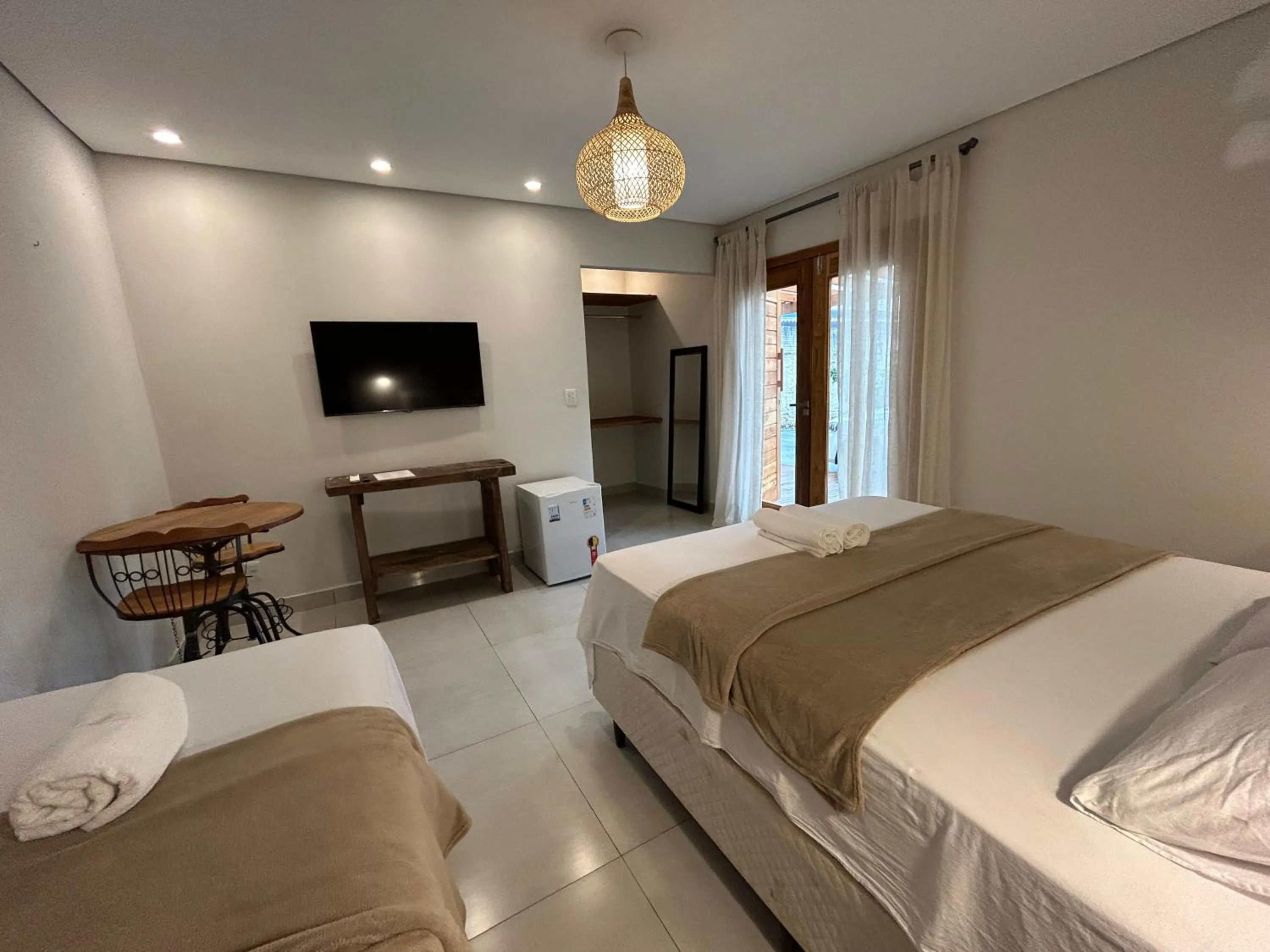 Bed in Pousada Vila Margarida