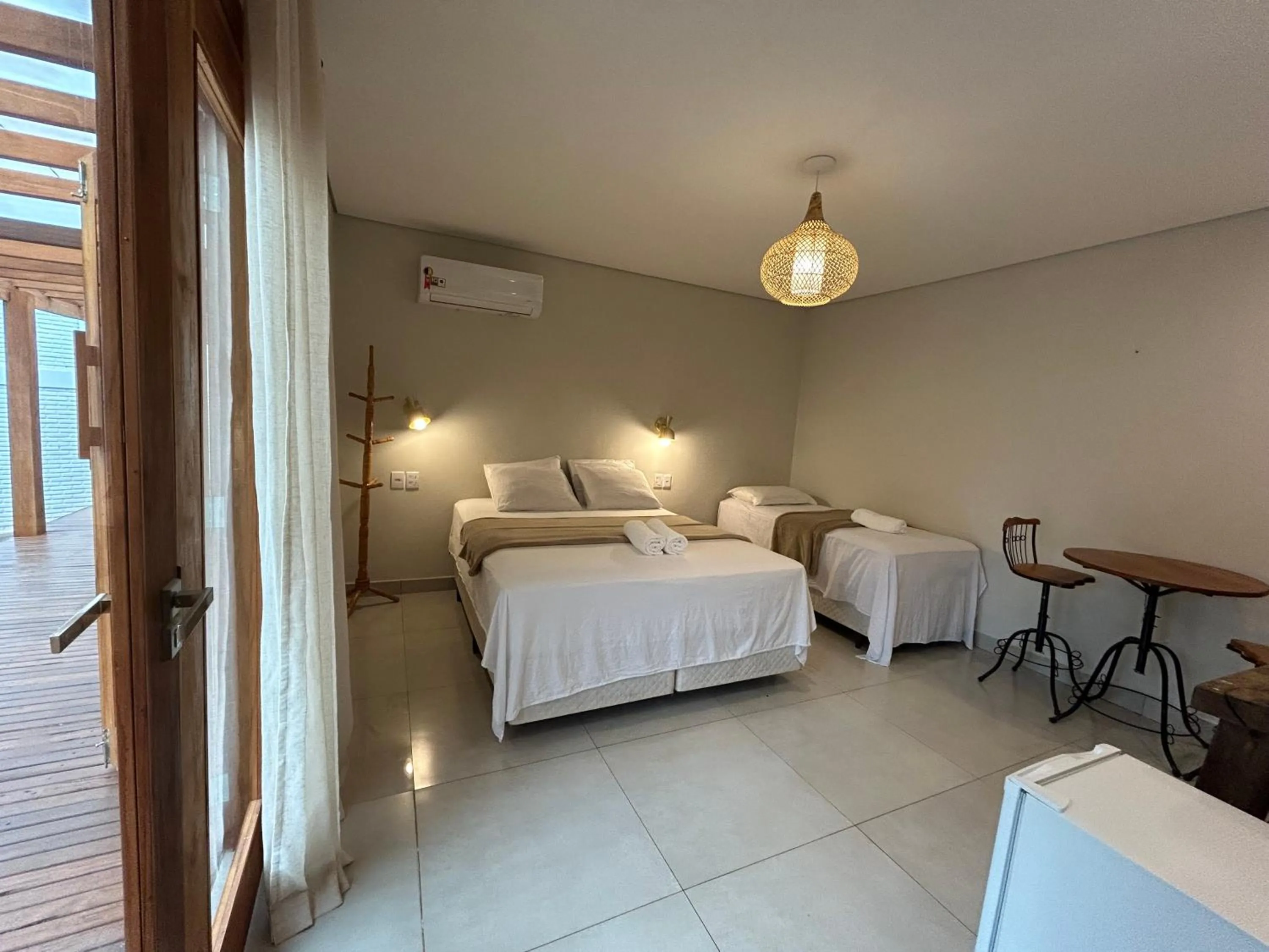 Bed in Pousada Vila Margarida