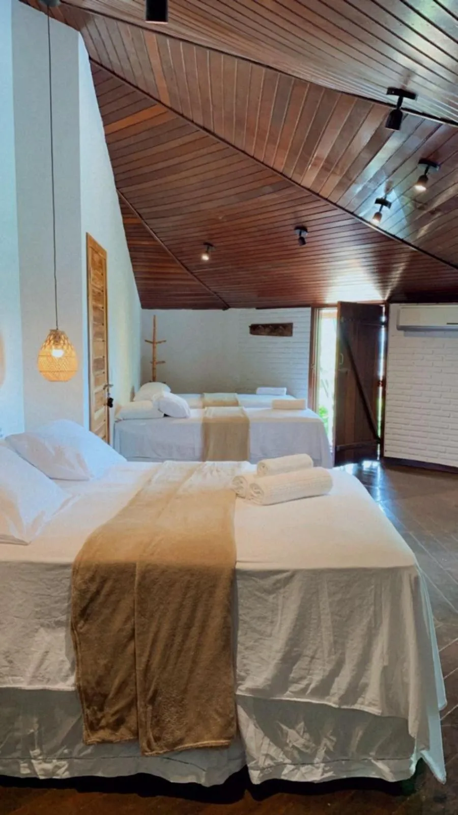 Bed in Pousada Vila Margarida
