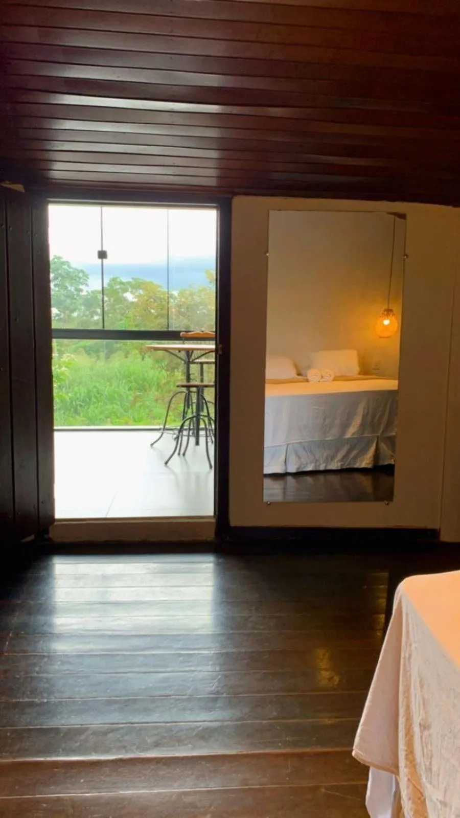Bed in Pousada Vila Margarida