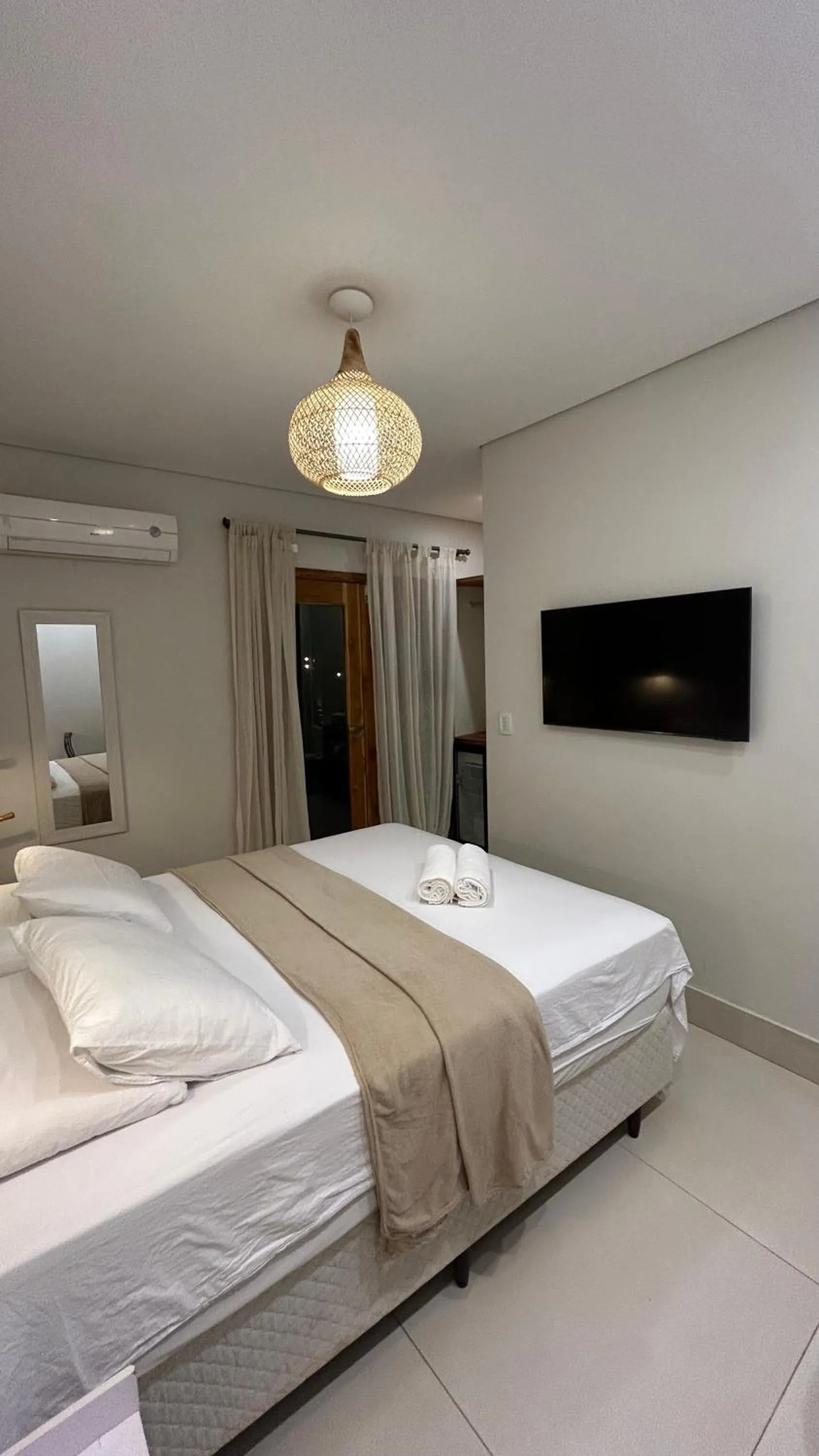 Bed in Pousada Vila Margarida