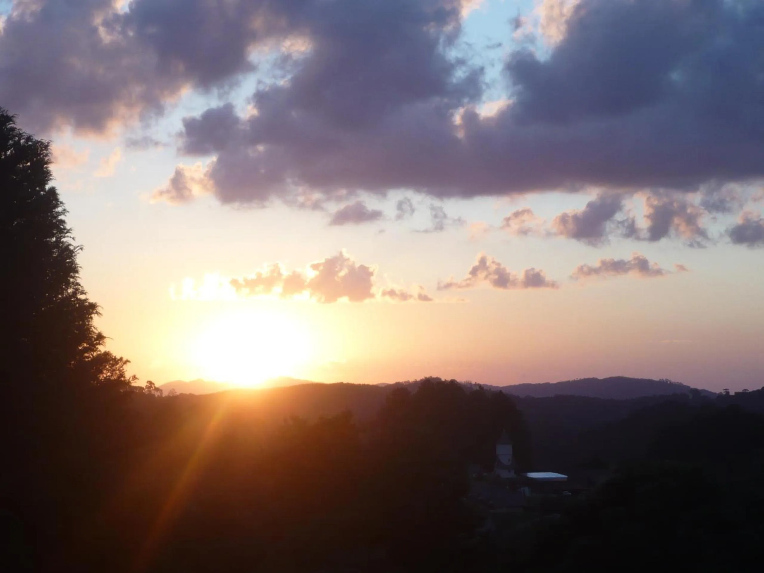 Sunset in Hospedagem Spa da Alma