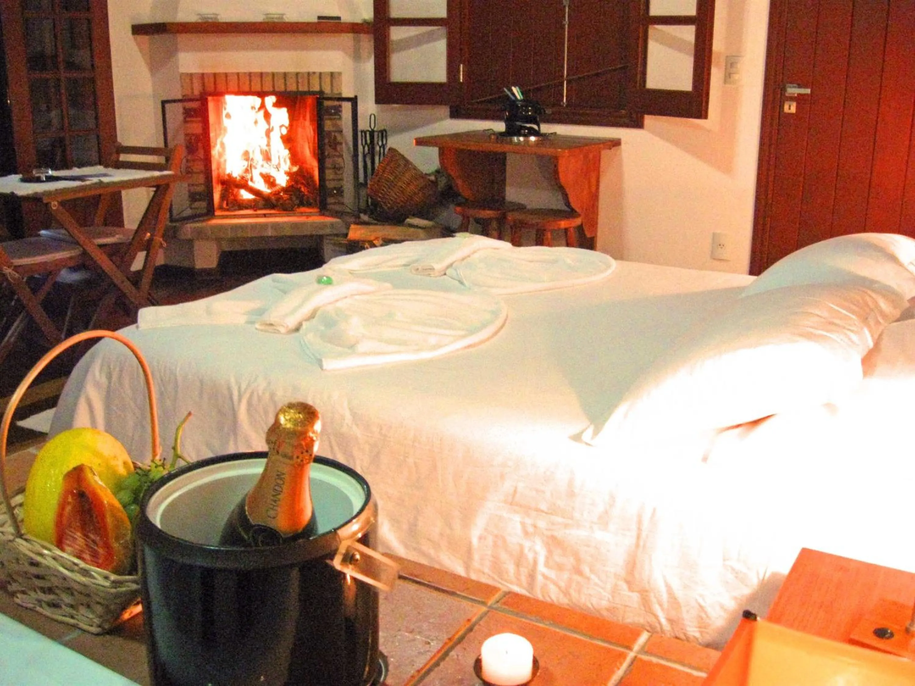 Bed in Hospedagem Spa da Alma