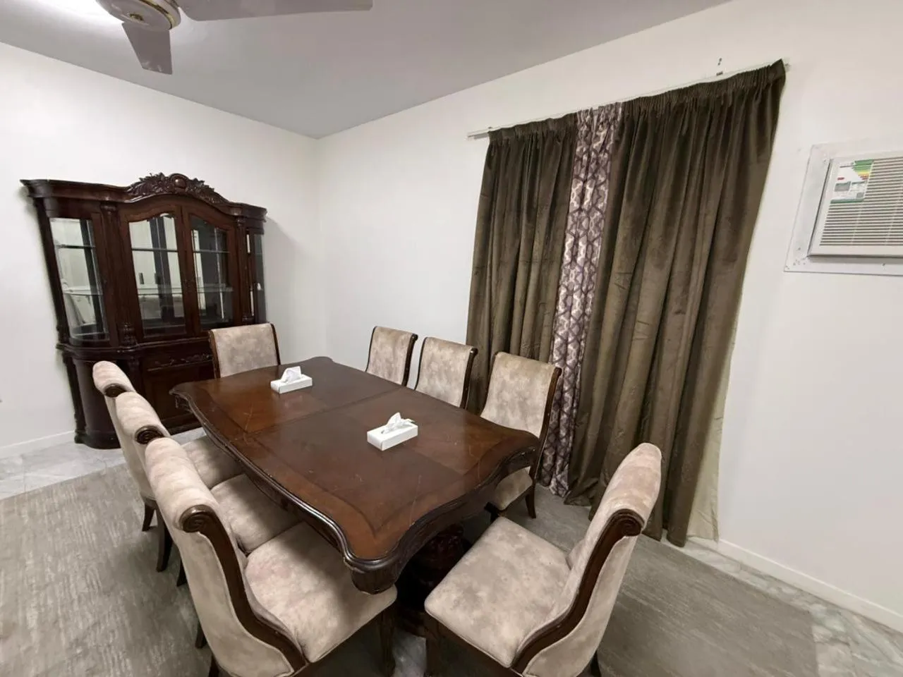 Dining area in Eqamh VIP