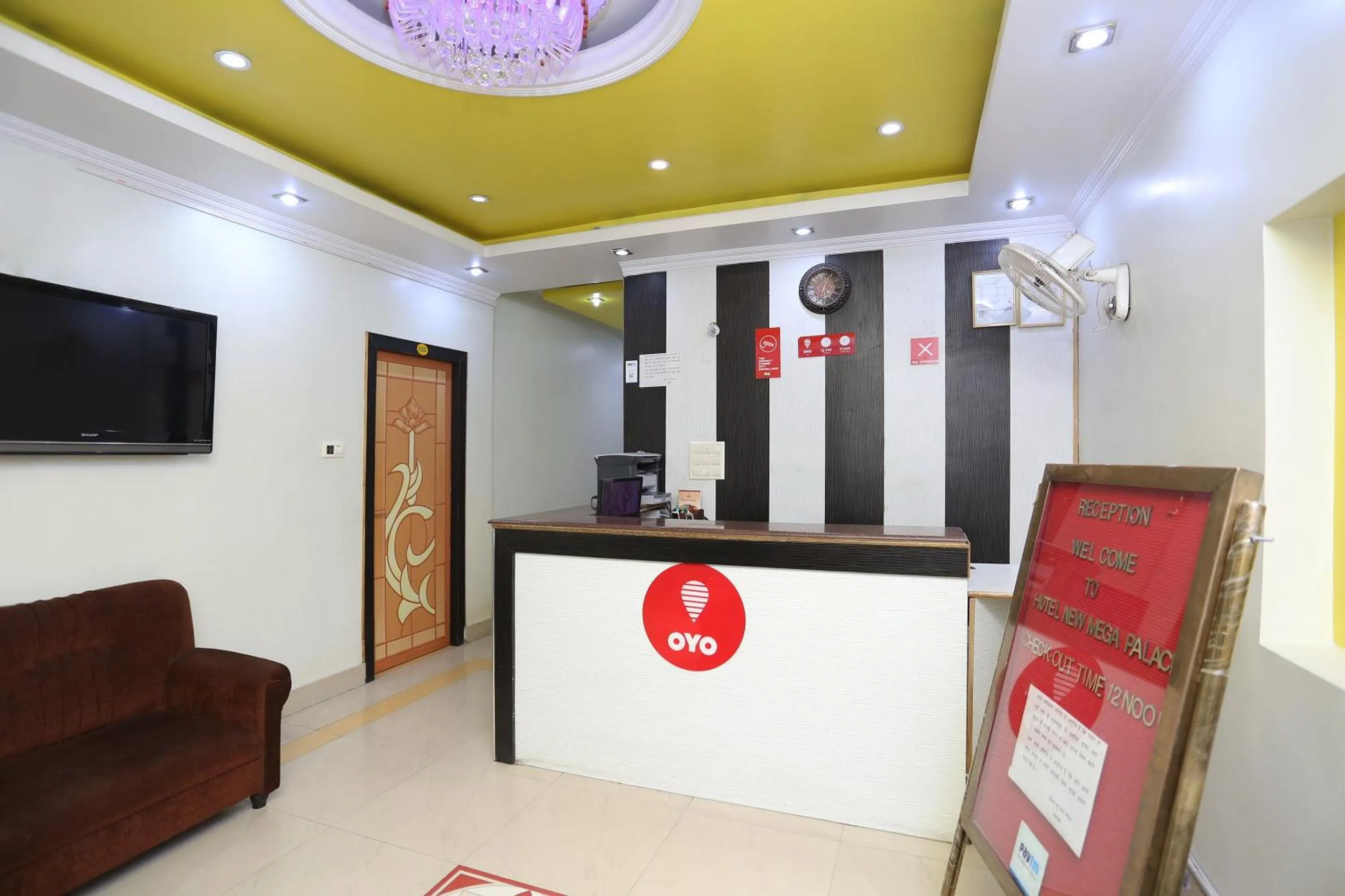 Lobby or reception in Hotel O New Mega Palace