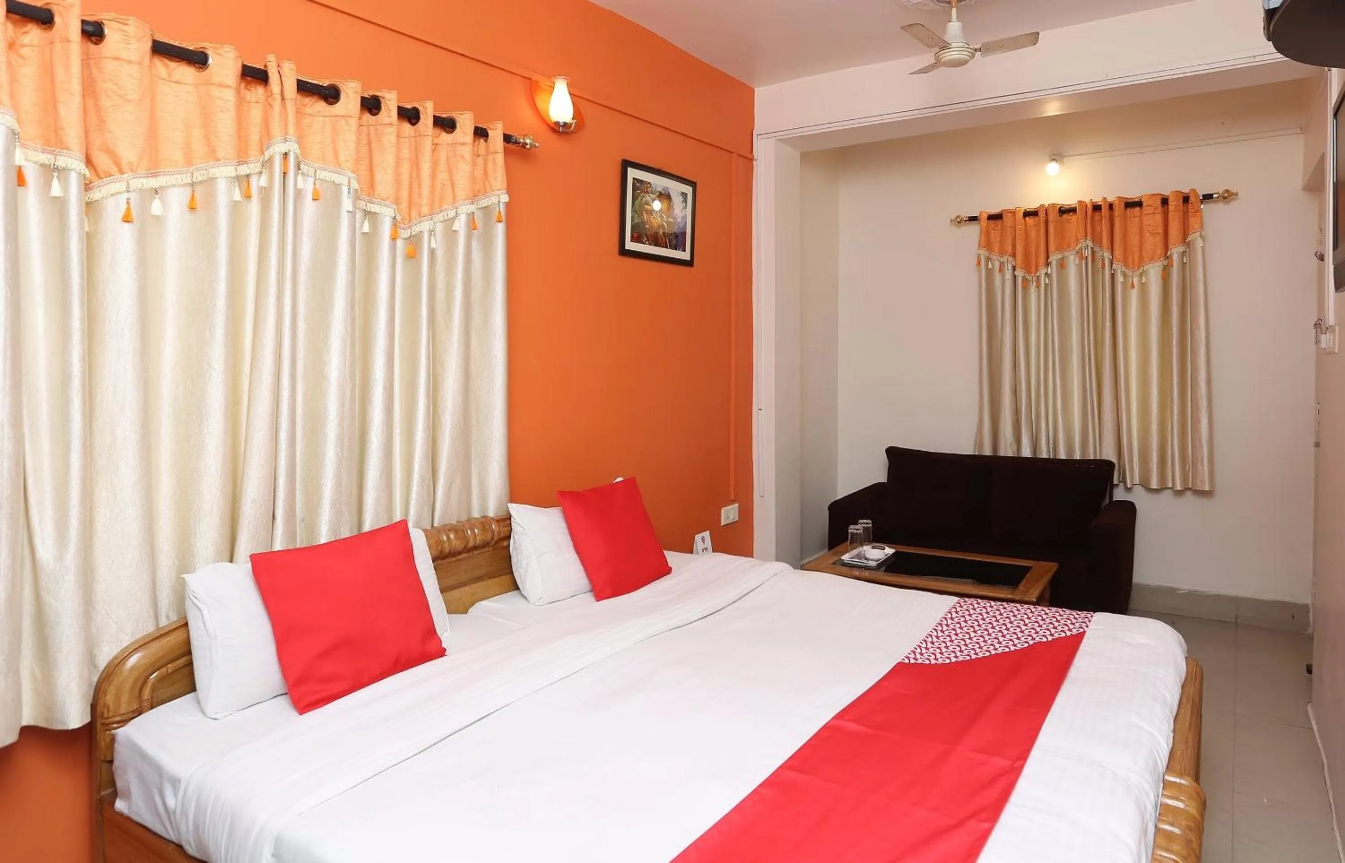 Bedroom, Bed in Hotel O New Mega Palace