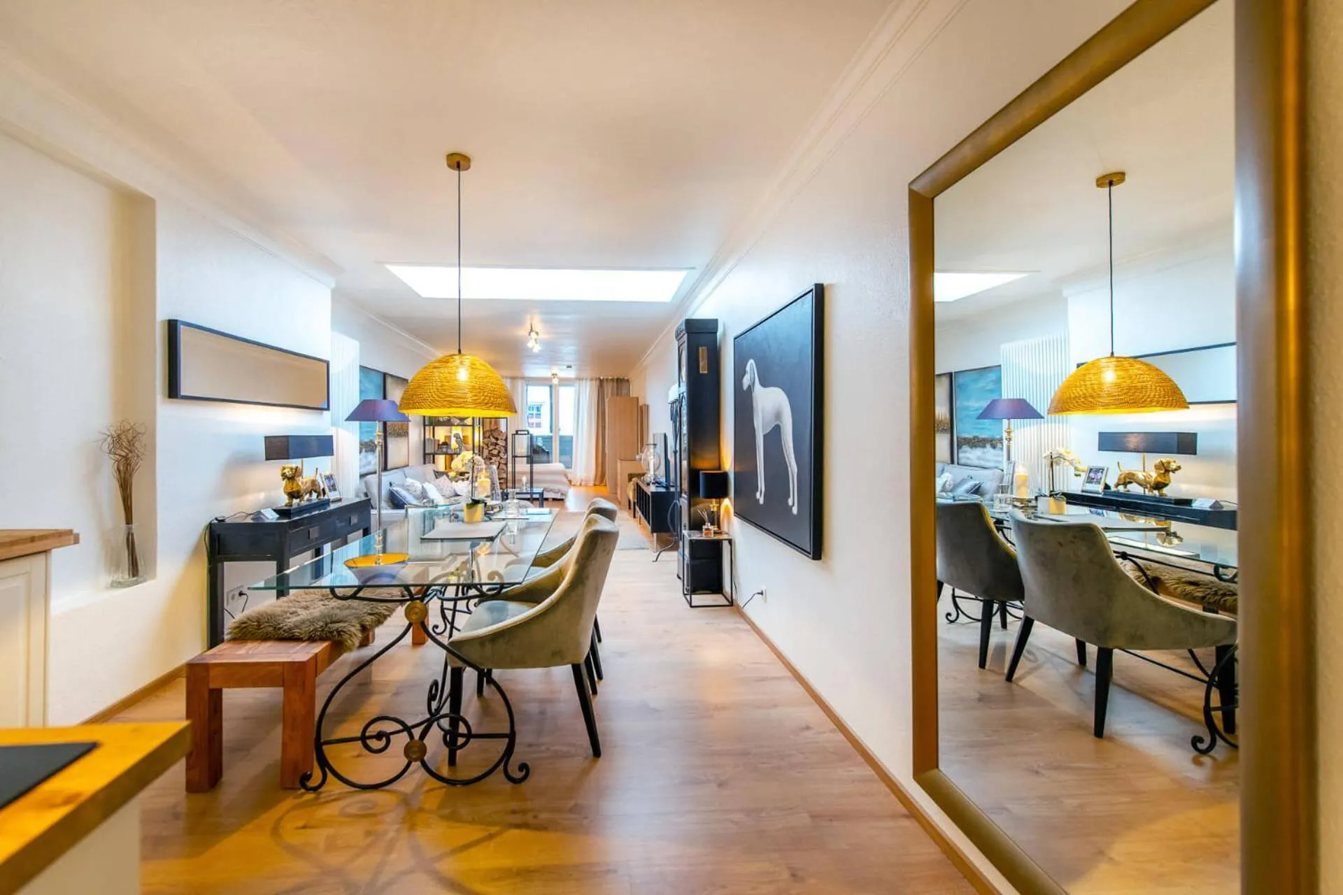 Dining area in Ferienwohnung Koblenz Altstadt