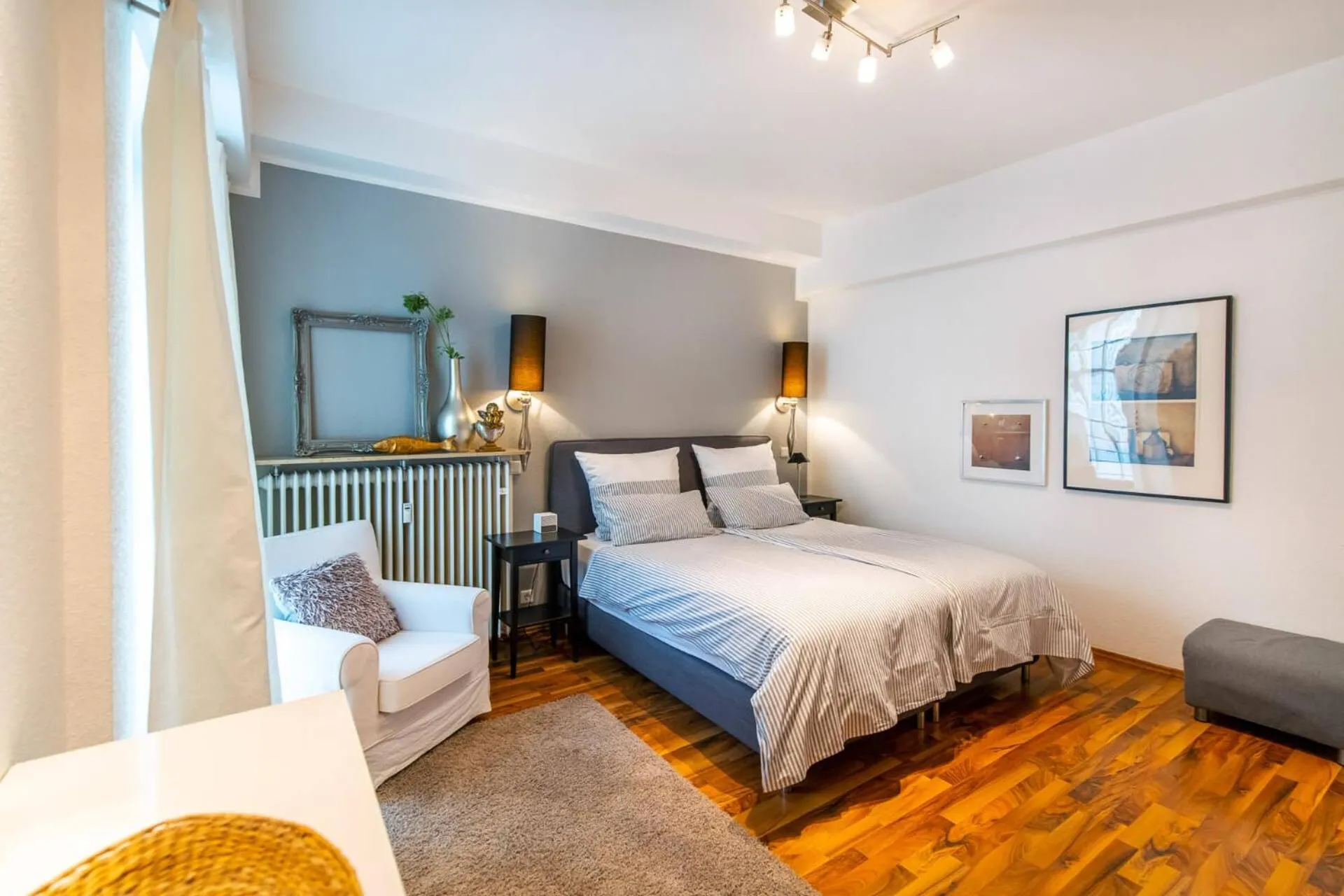 Bed in Ferienwohnung Koblenz Altstadt