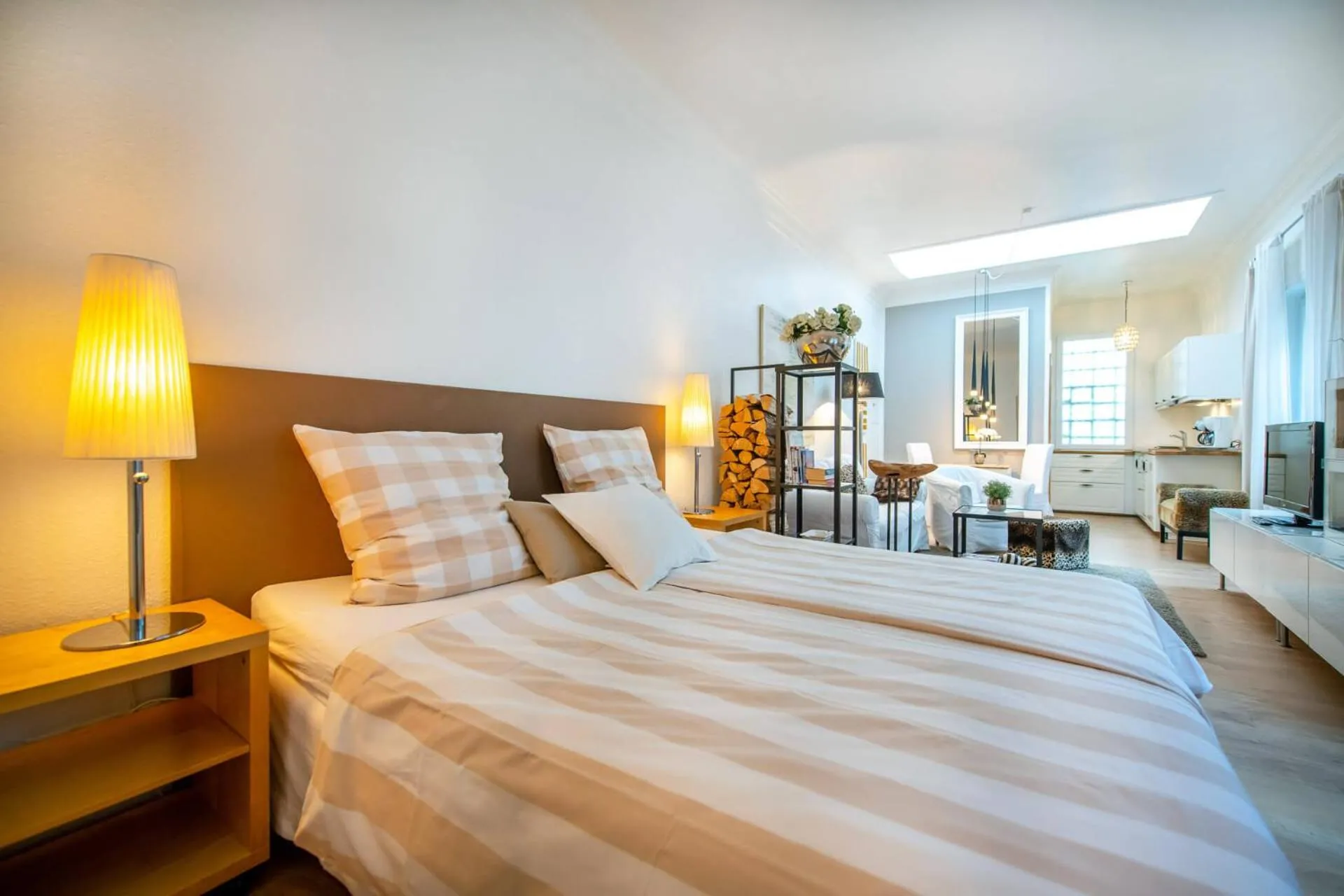 Bed in Ferienwohnung Koblenz Altstadt