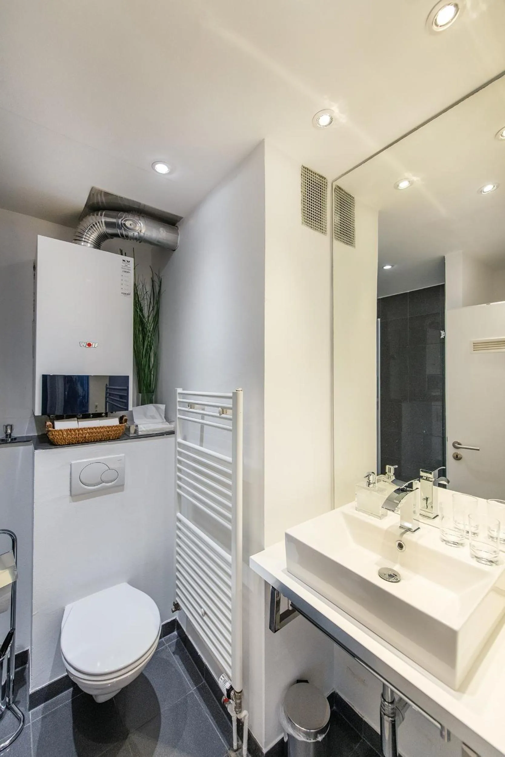 Bathroom in Ferienwohnung Koblenz Altstadt