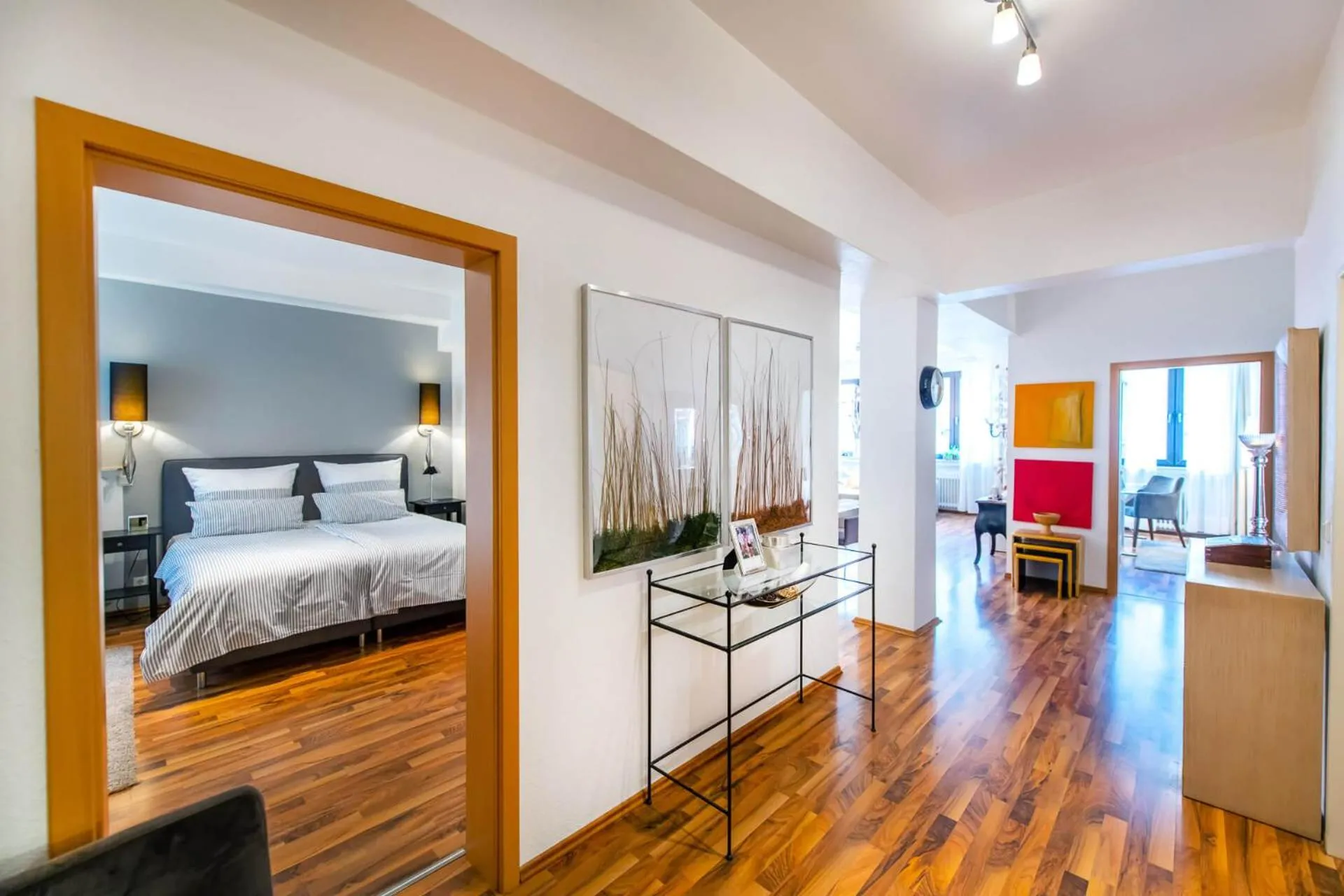 Photo of the whole room, Bed in Ferienwohnung Koblenz Altstadt