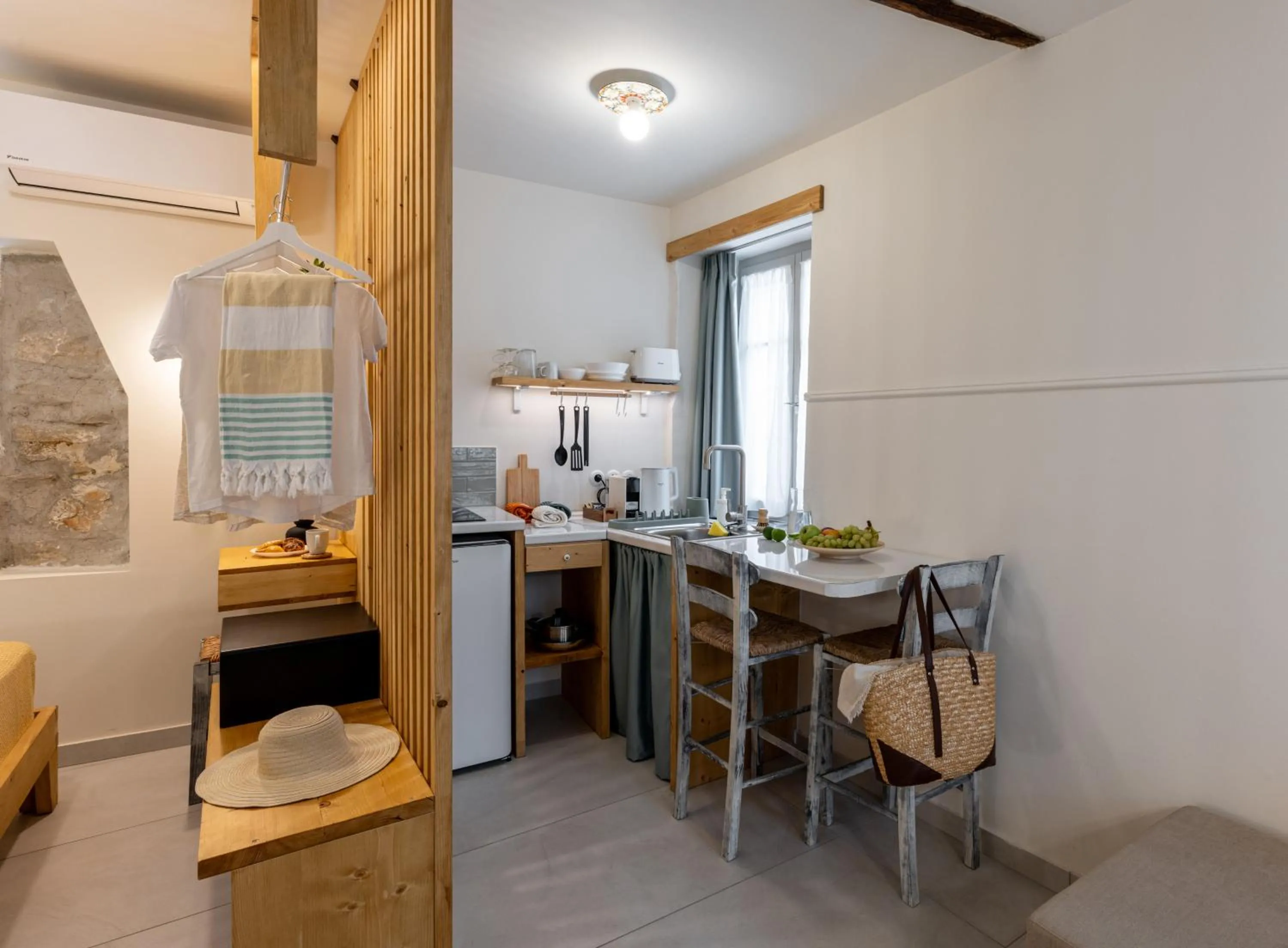 Kitchen or kitchenette in Capella Skiathos, Residences