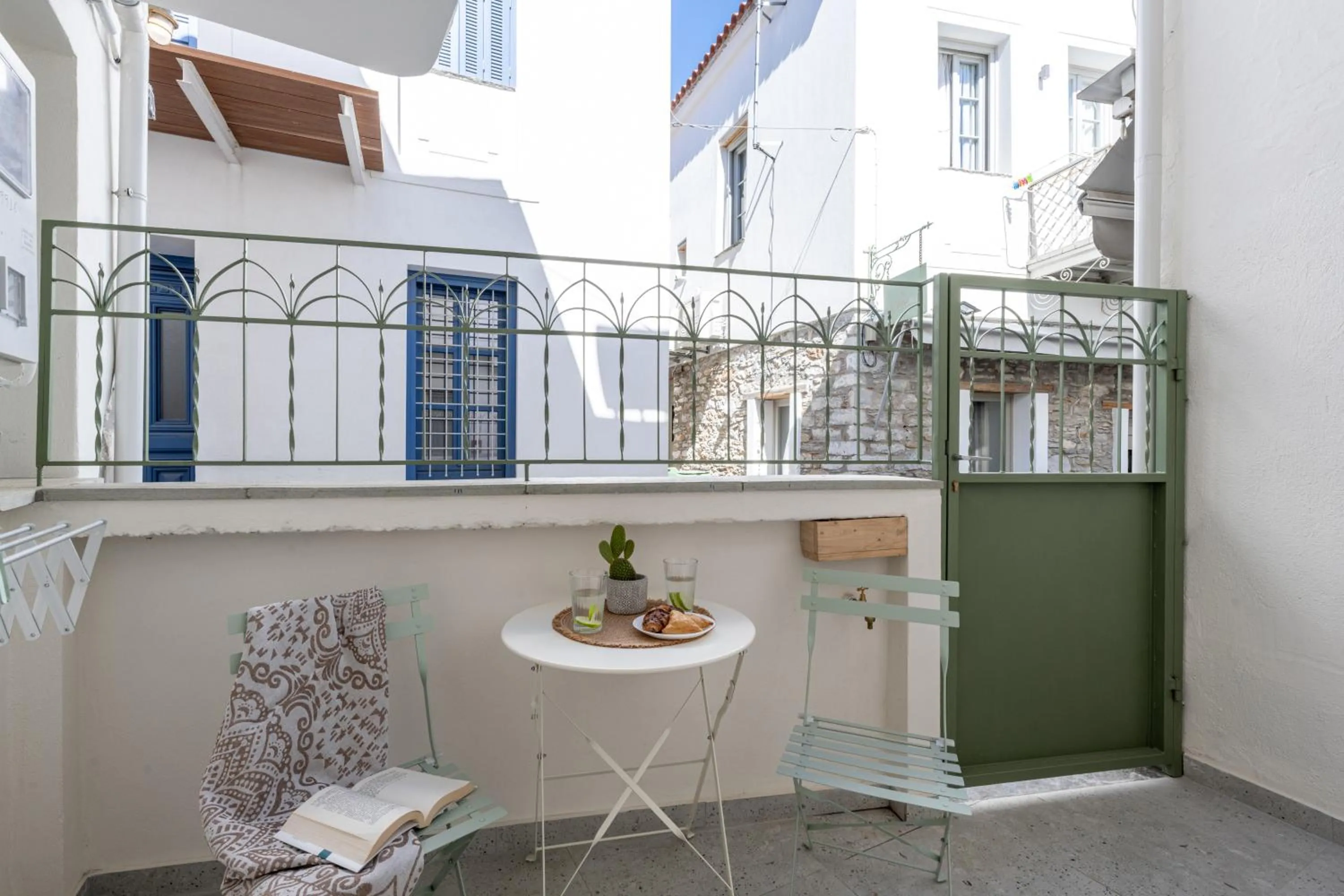 Balcony/Terrace in Capella Skiathos, Residences