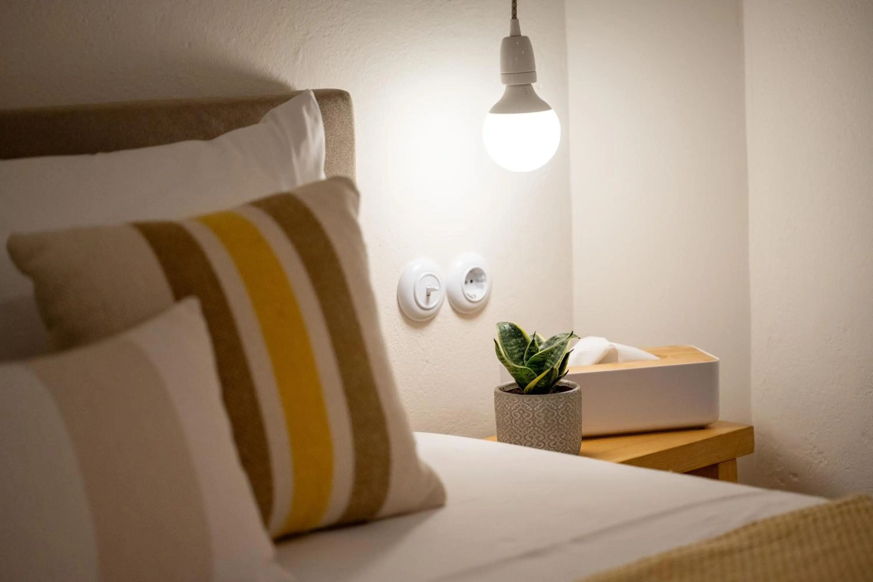 Bed in Capella Skiathos, Residences