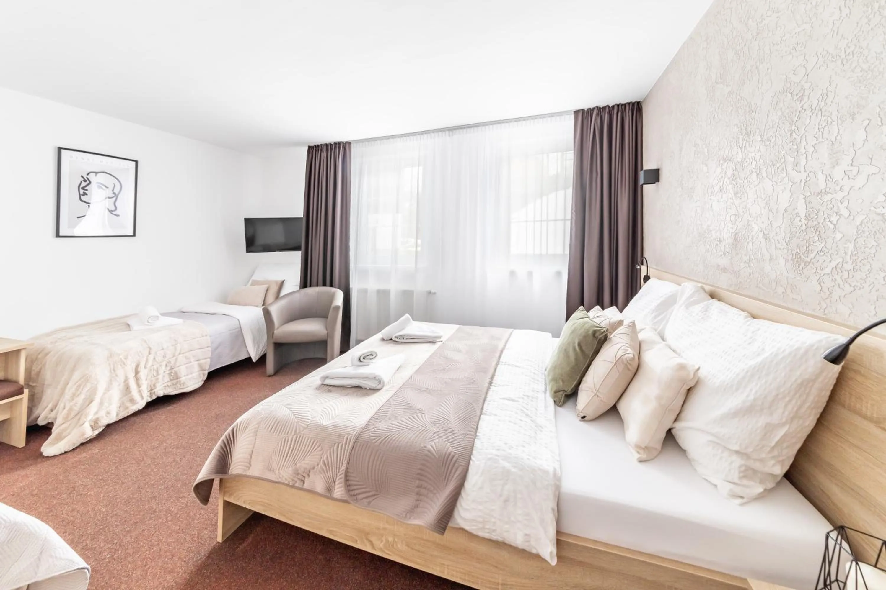 Bed in Penzion Pepovka