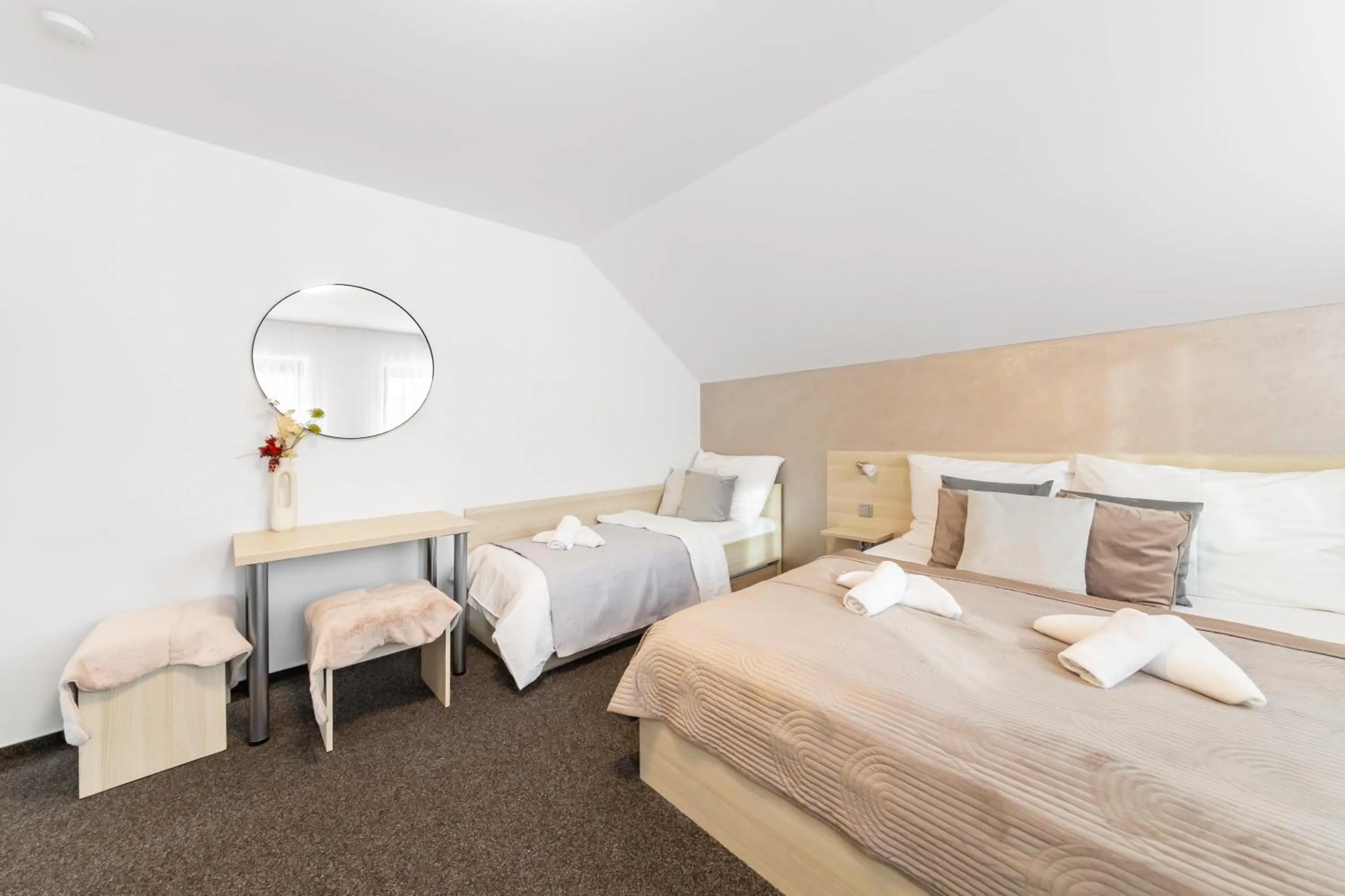 Bed in Penzion Pepovka