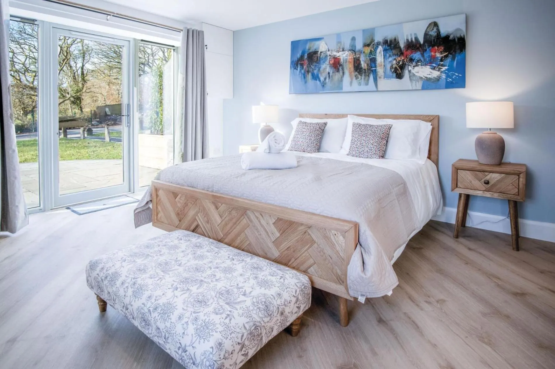Floor plan, Bed in Suite 9 - Sleeping Giant Hotel - Pen Y Cae Inn