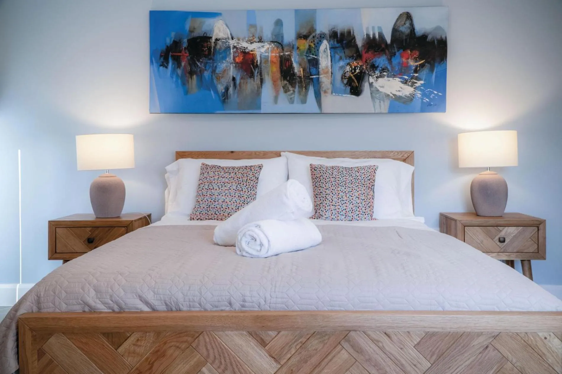 Floor plan, Bed in Suite 9 - Sleeping Giant Hotel - Pen Y Cae Inn
