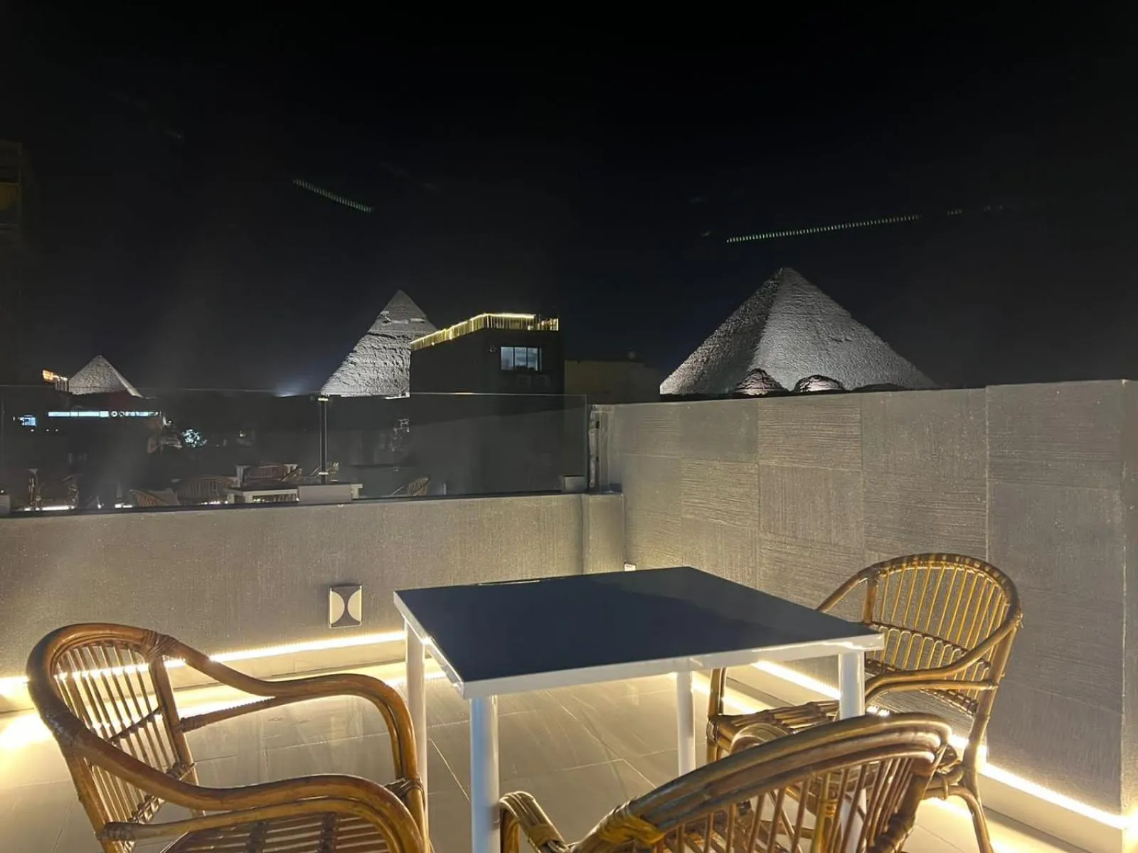 Night in Prince Pyramids Inn