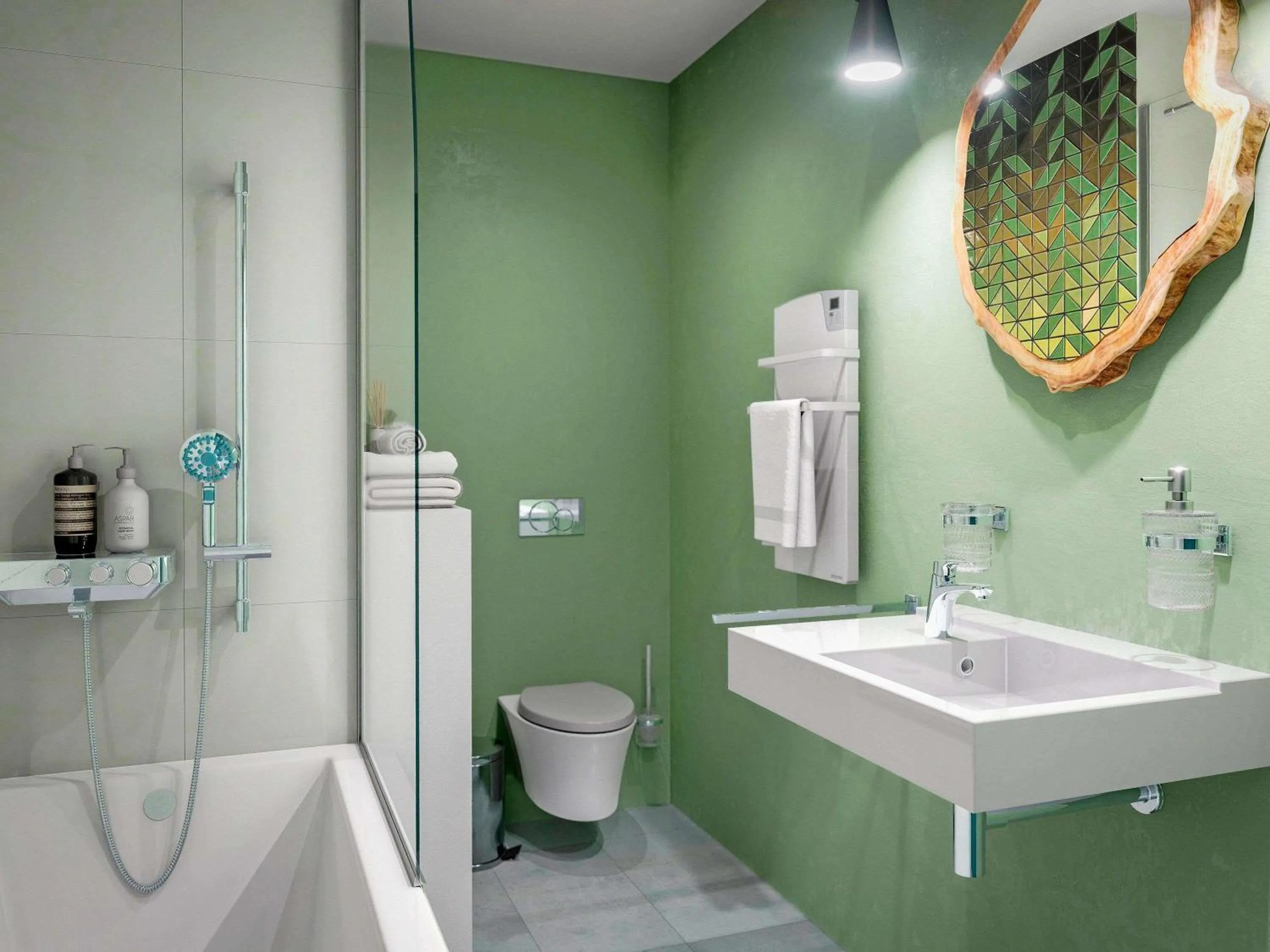 Bedroom in ibis Styles Bezons Paris La Défense