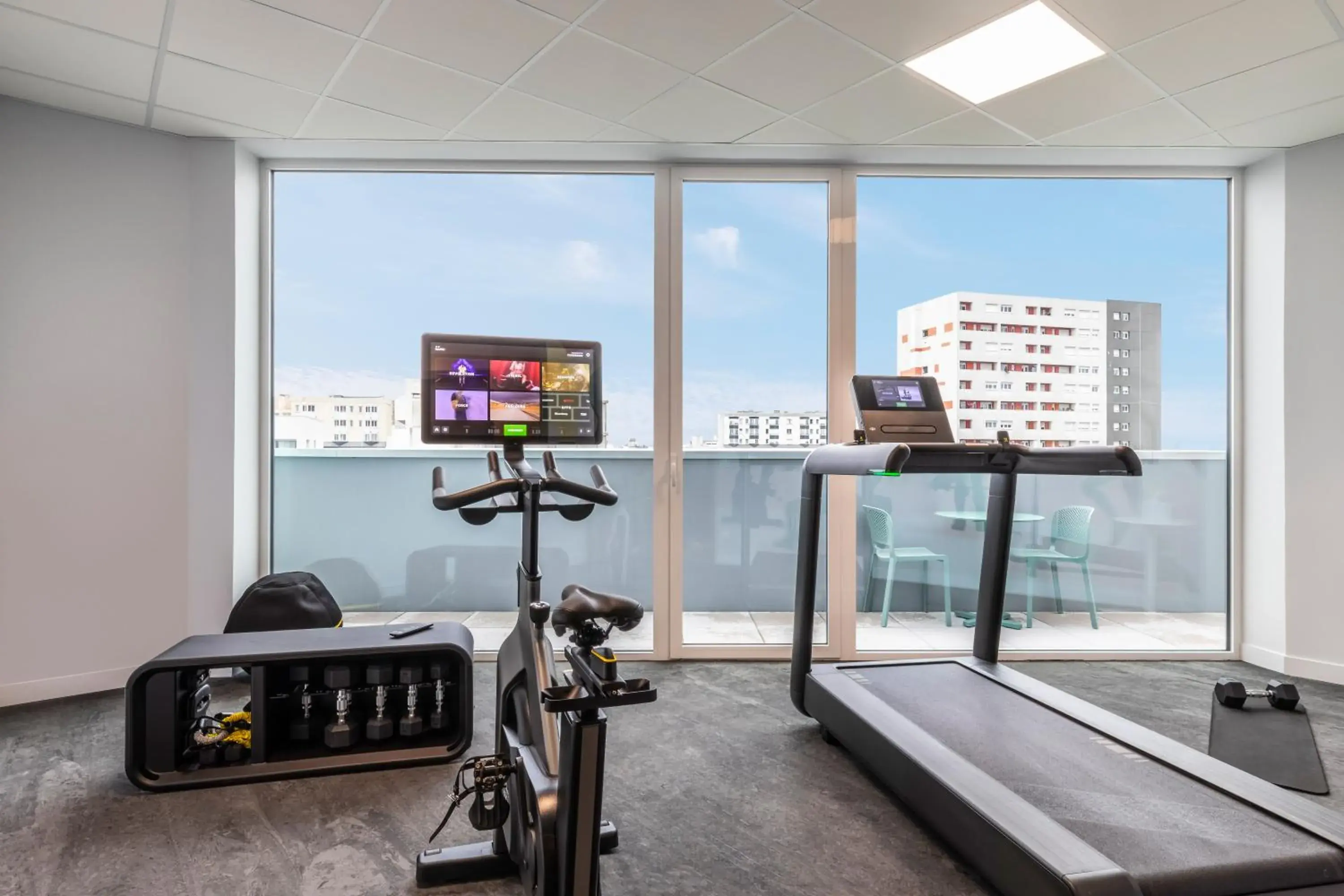 Fitness centre/facilities in ibis Styles Bezons Paris La Défense Fitness centre/facilities in ibis Styles Bezons Paris La Défense