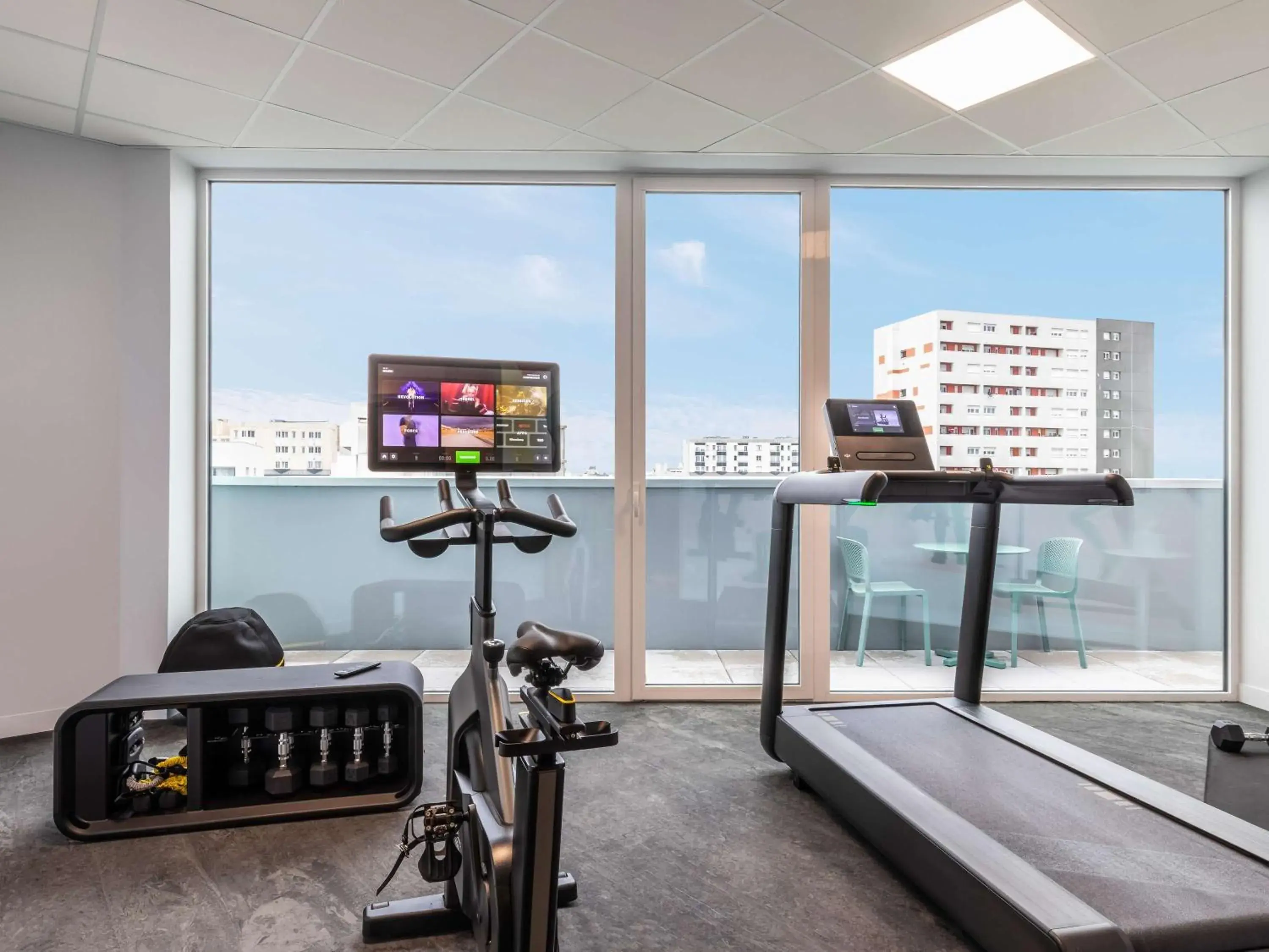 Fitness centre/facilities in ibis Styles Bezons Paris La Défense Fitness centre/facilities in ibis Styles Bezons Paris La Défense