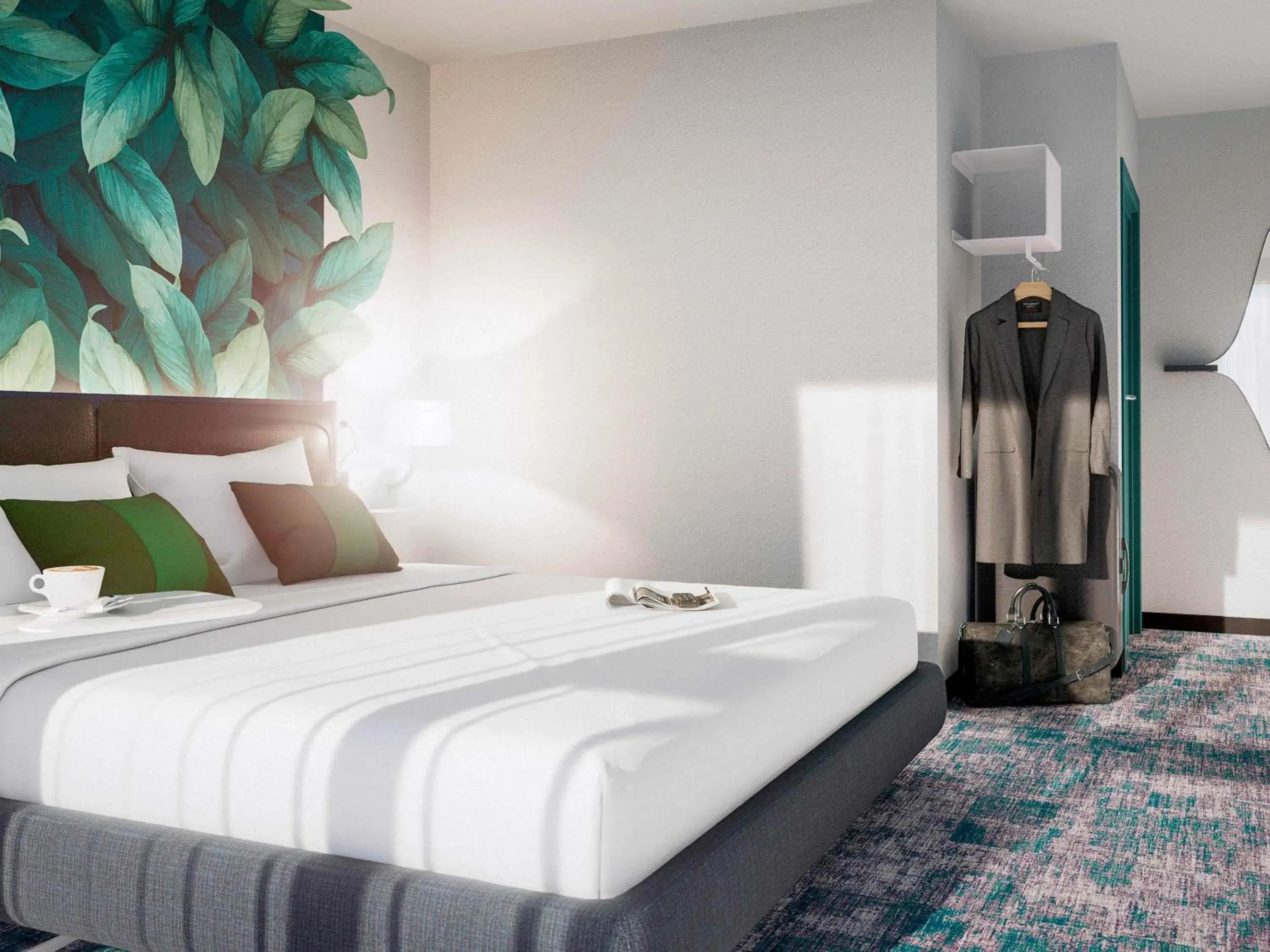 Bedroom, Bed in ibis Styles Bezons Paris La Défense Bedroom, Bed in ibis Styles Bezons Paris La Défense