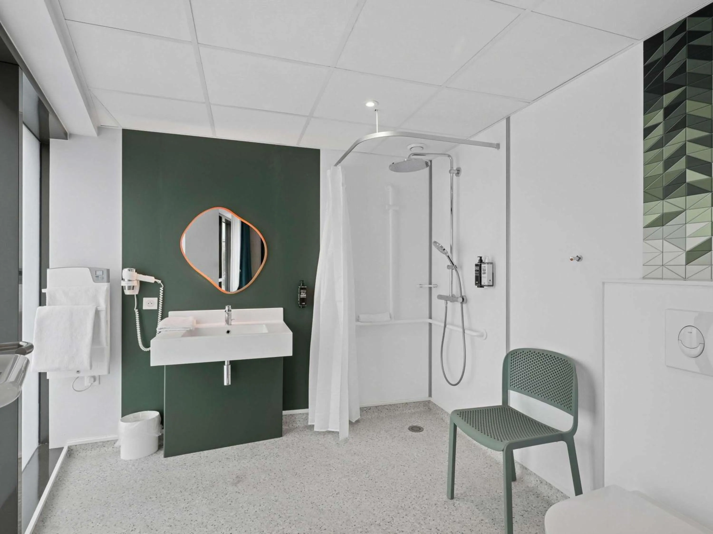 Bedroom in ibis Styles Bezons Paris La Défense