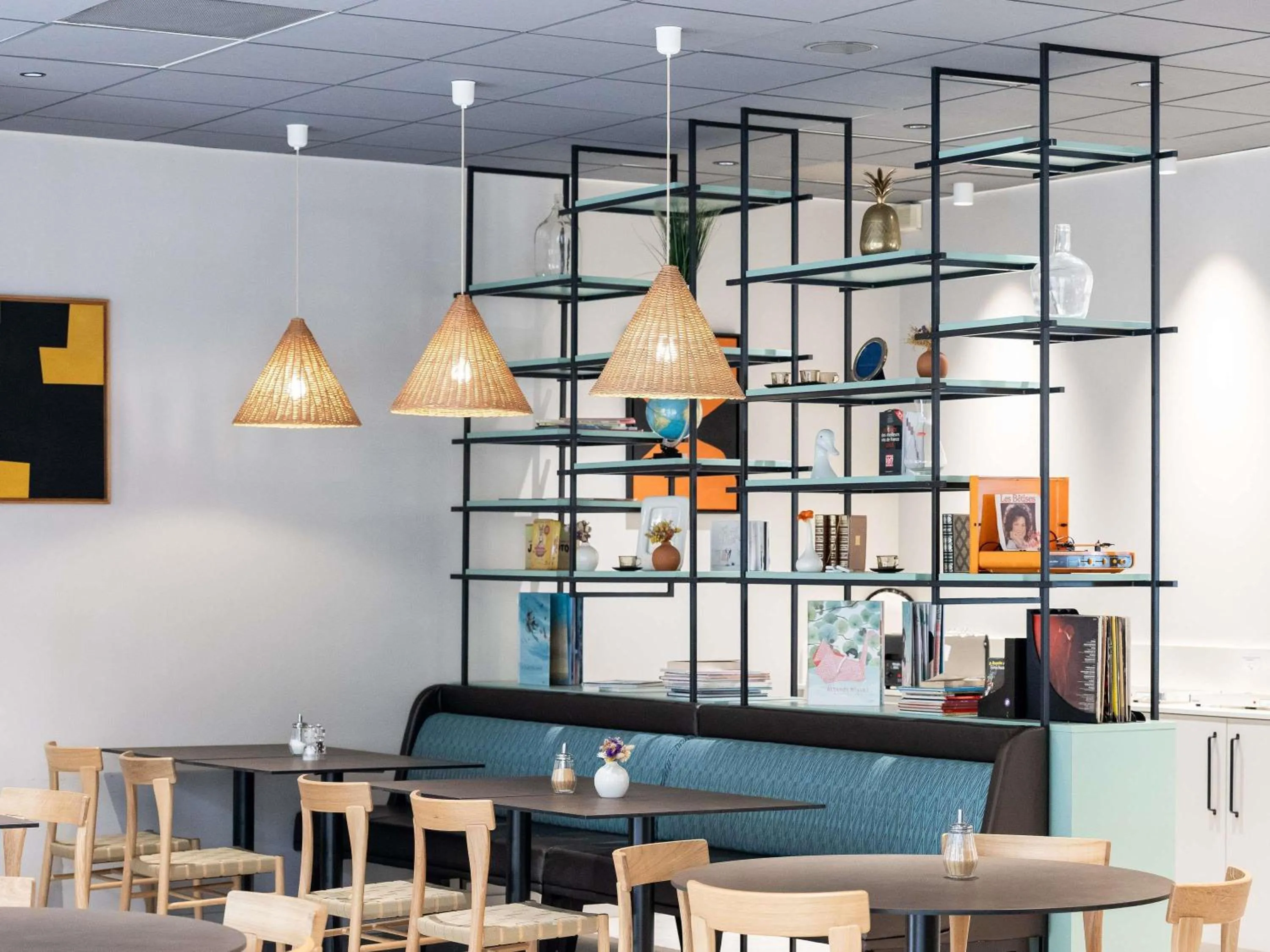 Lounge or bar in greet Hotel Paris 13 Porte d'Italie