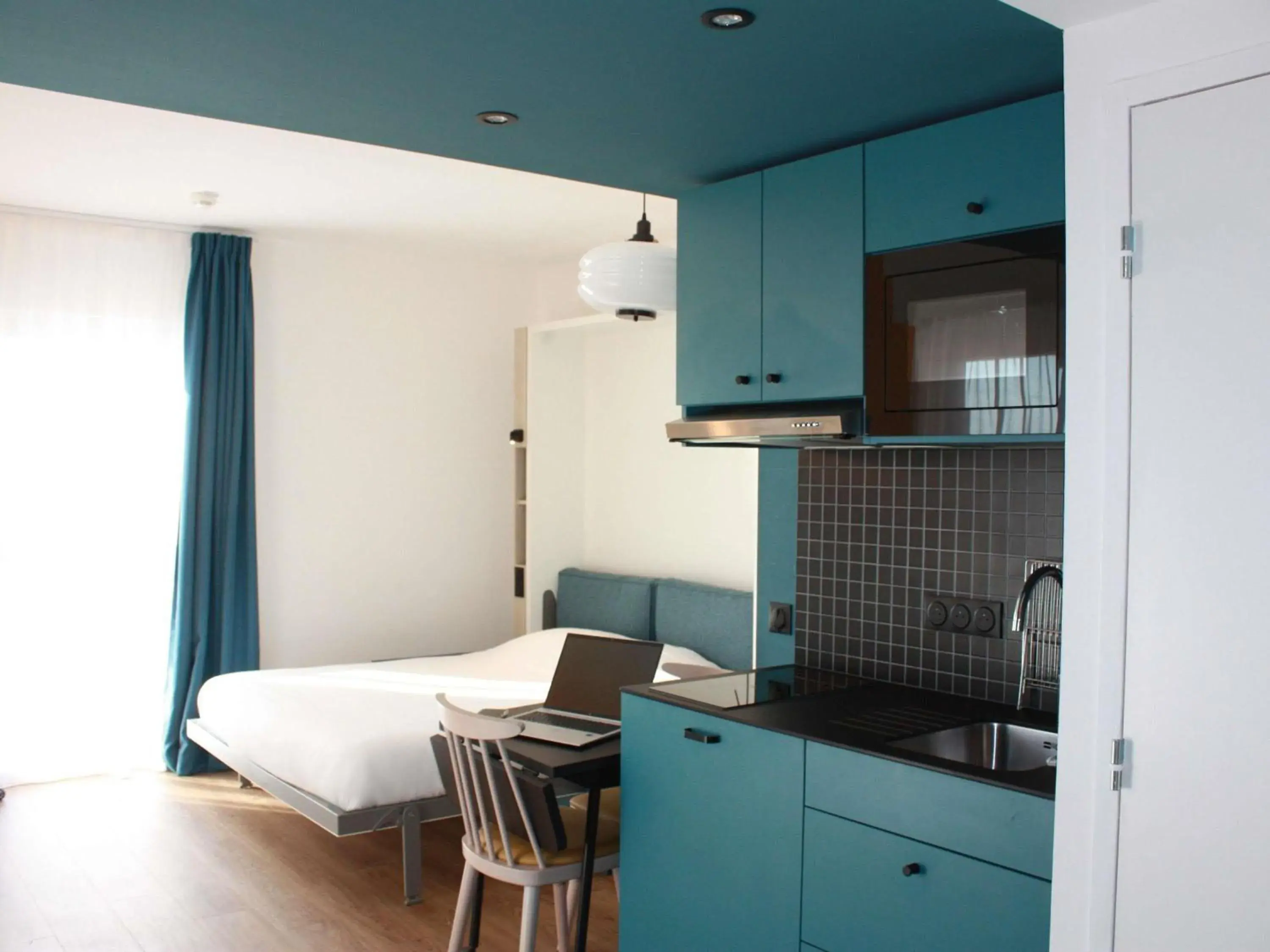 Bedroom in Aparthotel Adagio Access Porte de Camargue Bedroom in Aparthotel Adagio Access Porte de Camargue