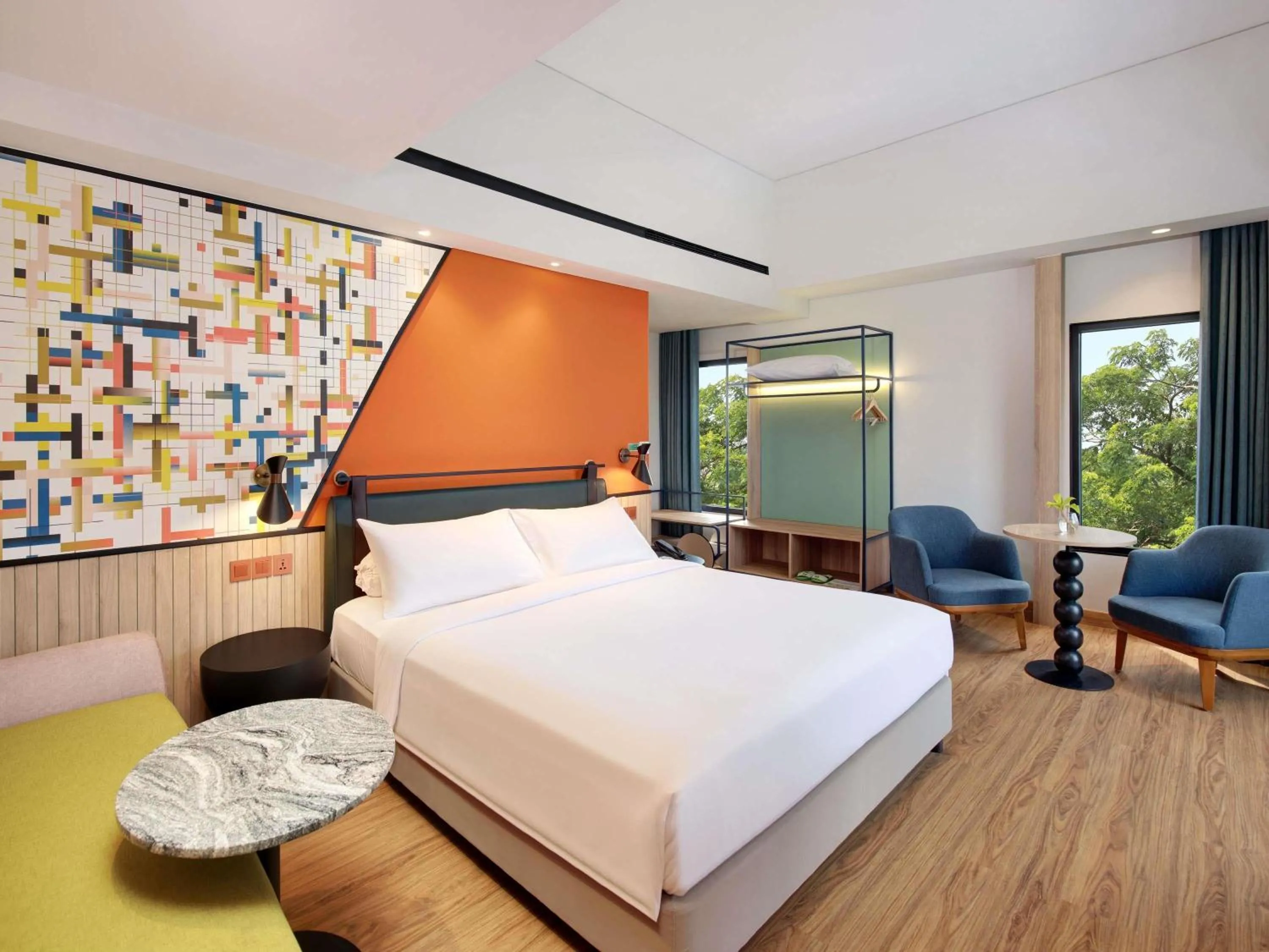 Bedroom, Bed in ibis Styles Serpong BSD City