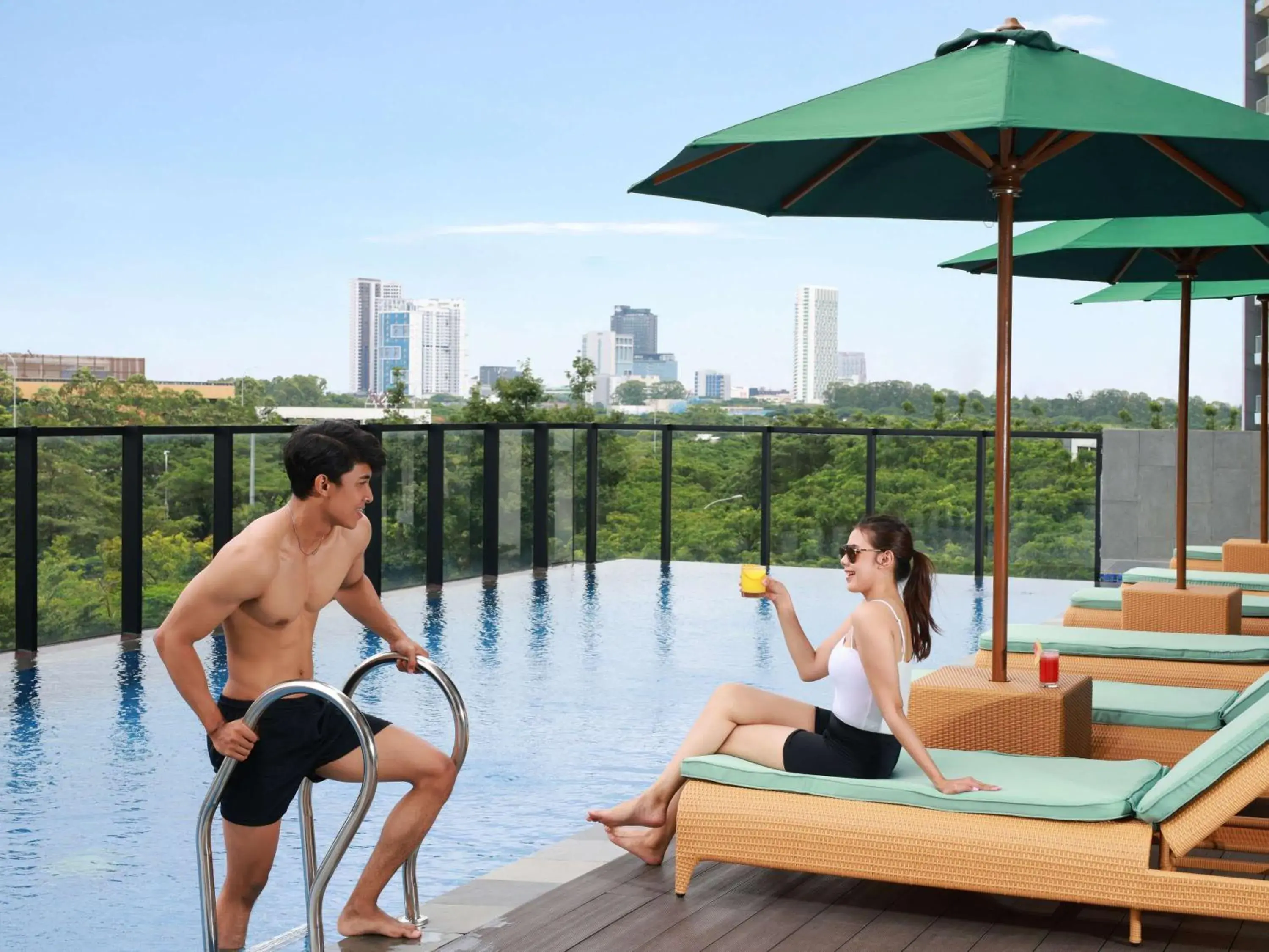 Pool view in ibis Styles Serpong BSD City Pool view in ibis Styles Serpong BSD City